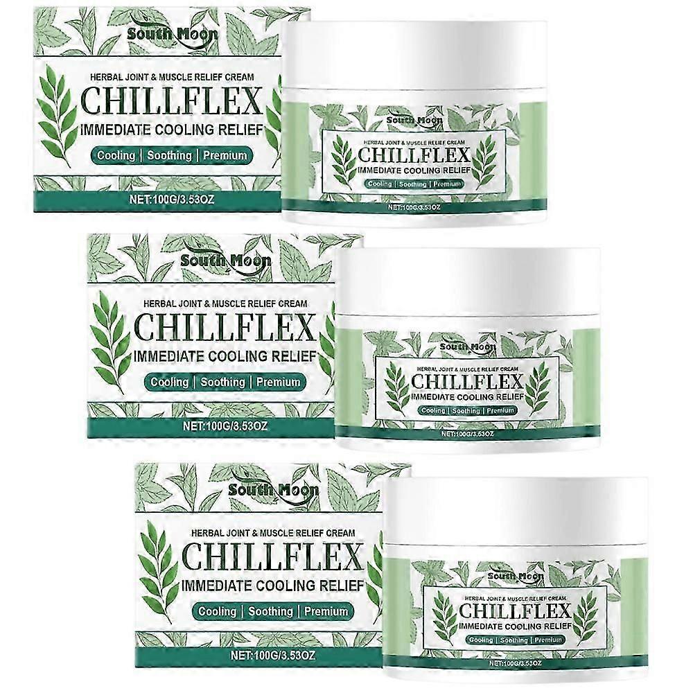 1-3個のメントール関節&筋肉緩和マッサージクリームChillflexハーブスージングクリーム関節と筋肉の不快感