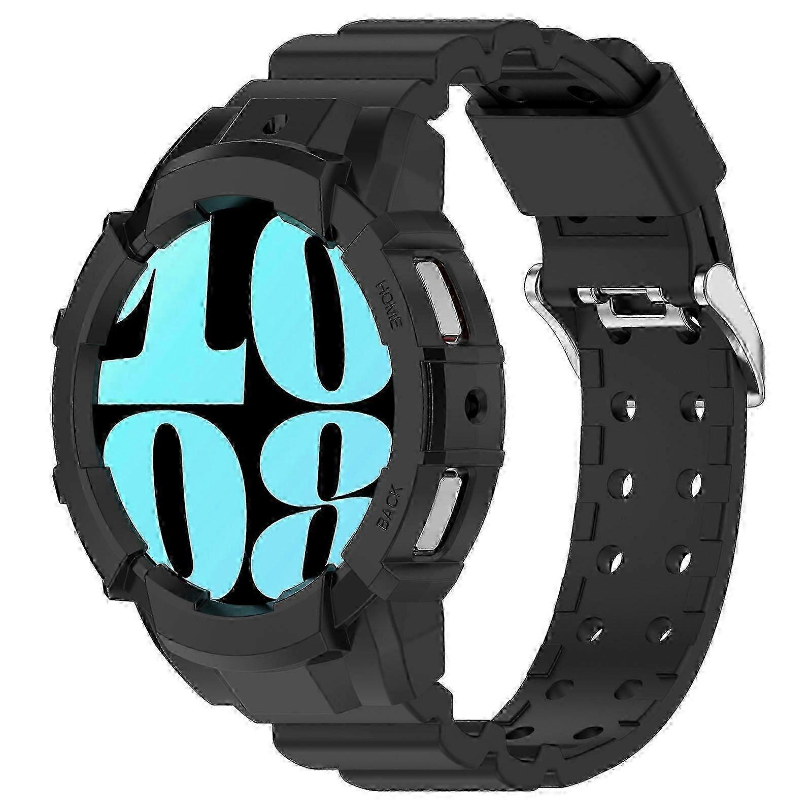 Flexible silicone strap for Galaxy Watch 7 40mm with case protector