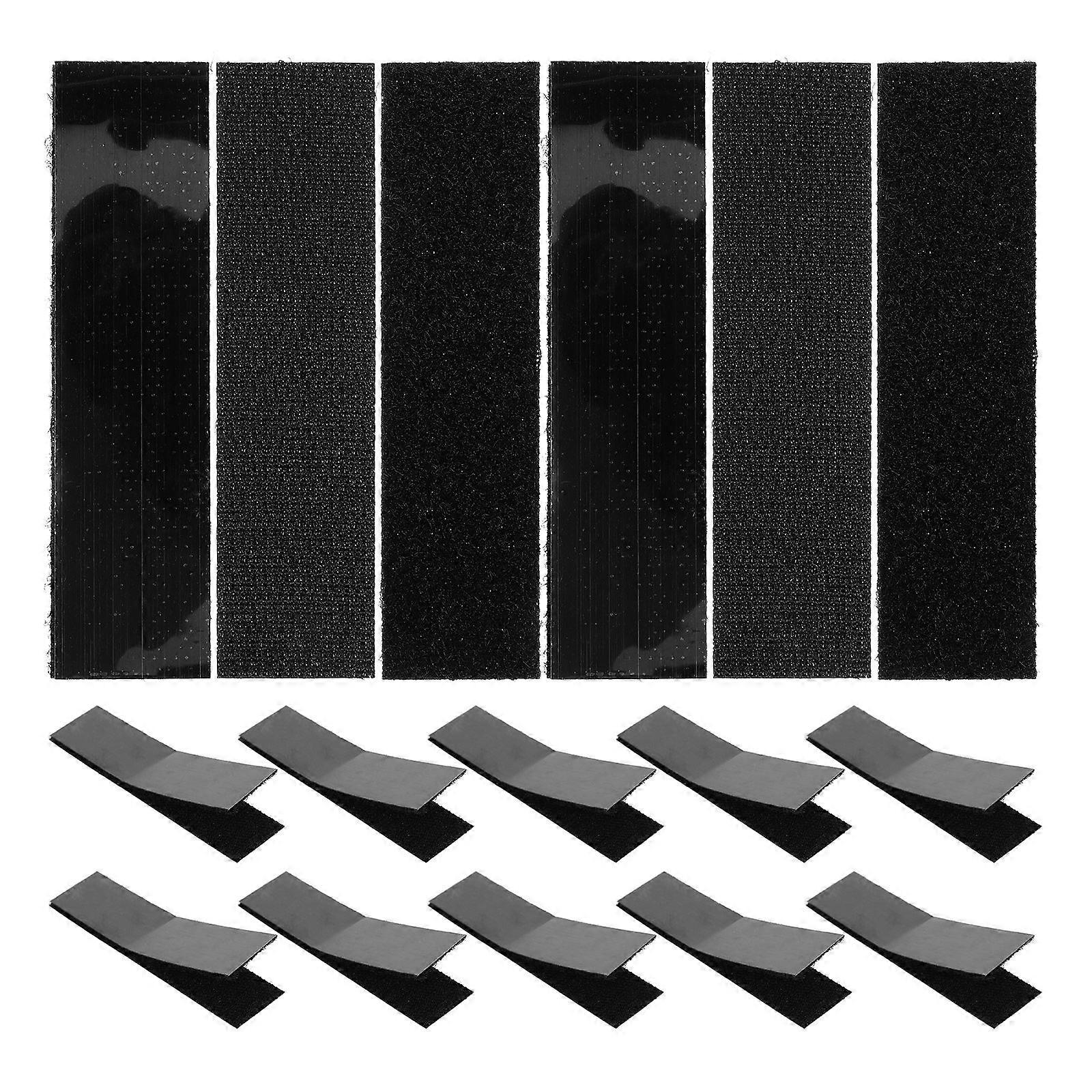 25pcs Hook and Loop Strip Sewing Hook and Loop Strap for Shoe Bag Clothes Sewing Hook and Loop