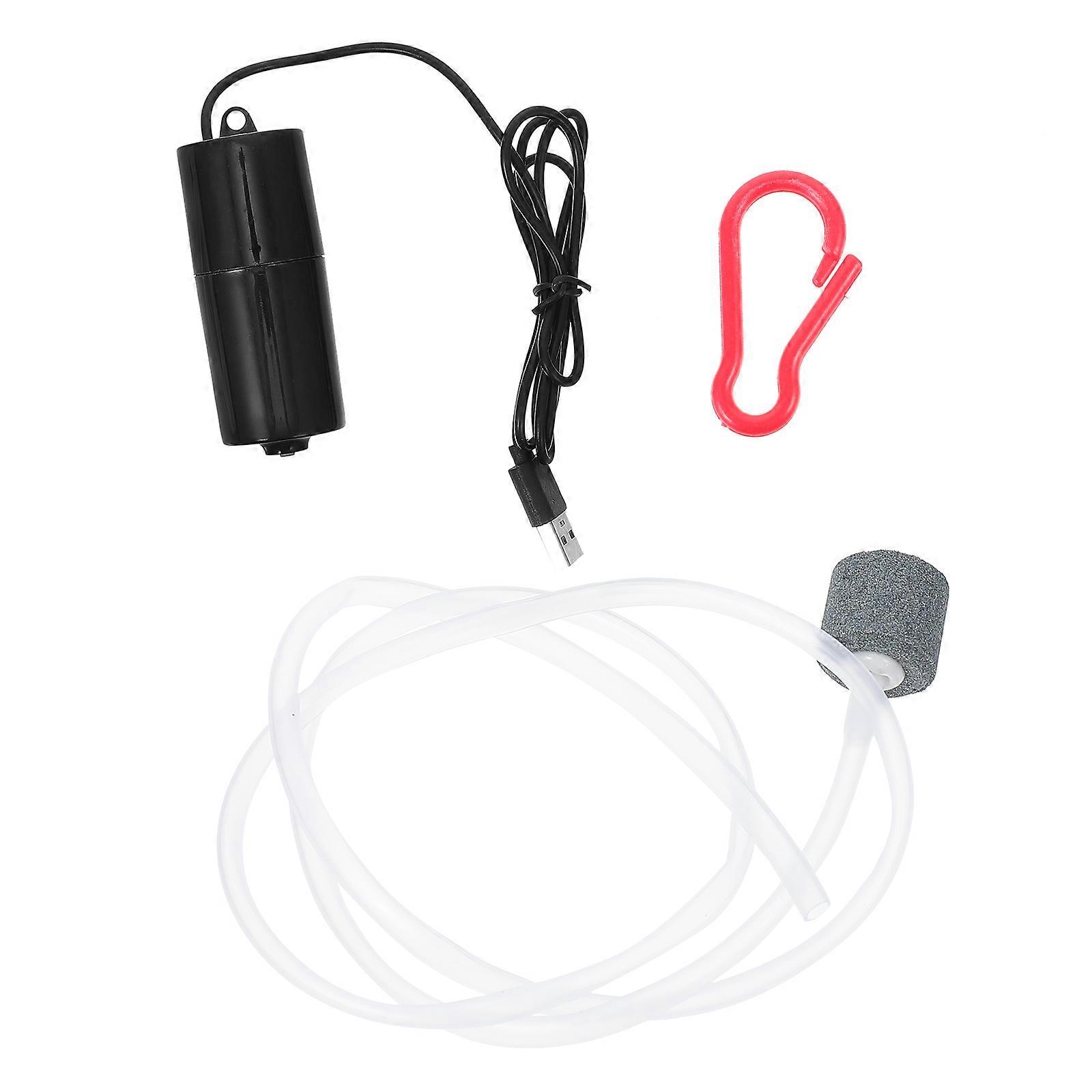Oxygen Pump Aquarium Air Pump for Home Use USB Charging 1Set