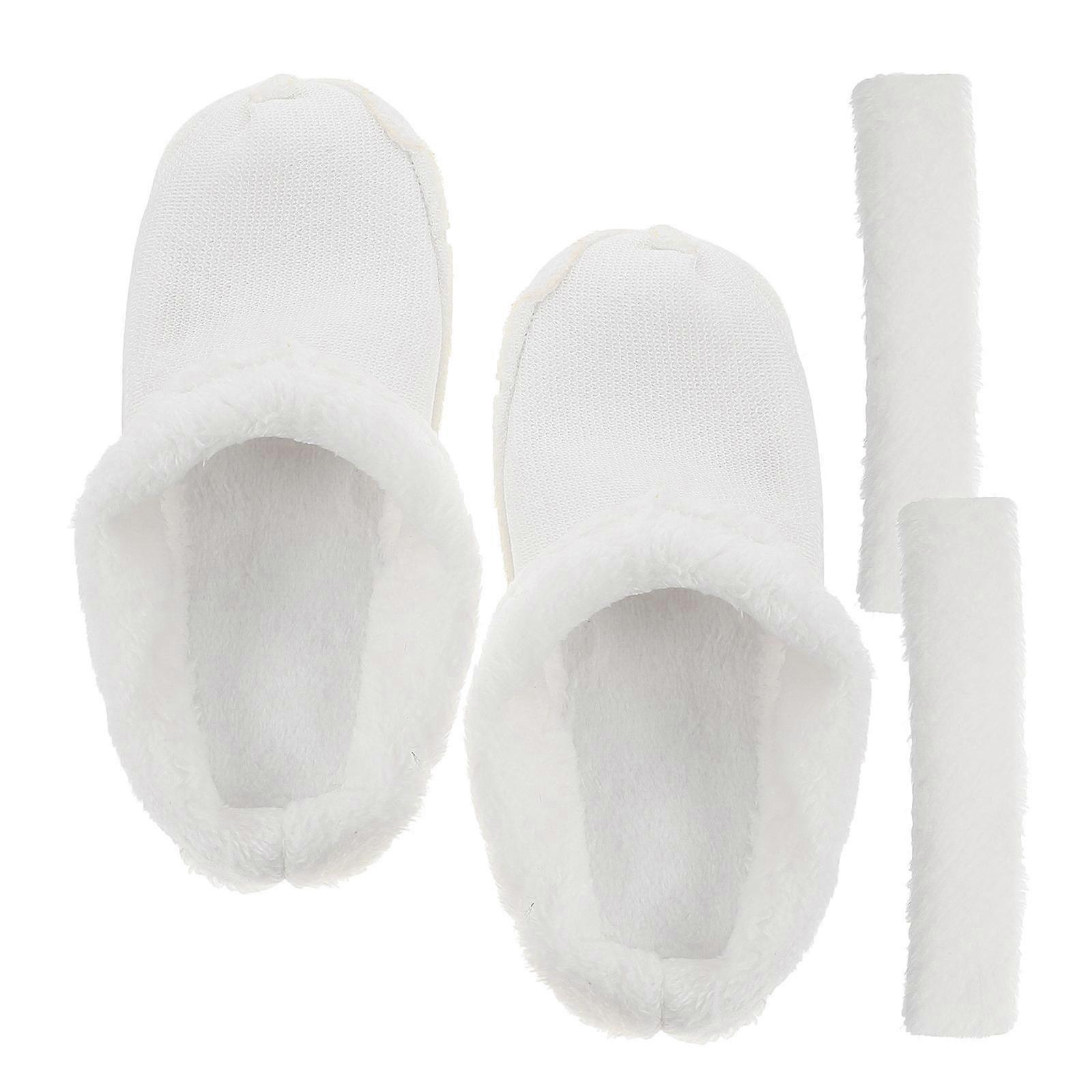 Plush Shoes for Winter Clogs Removable Inserts 4Sets