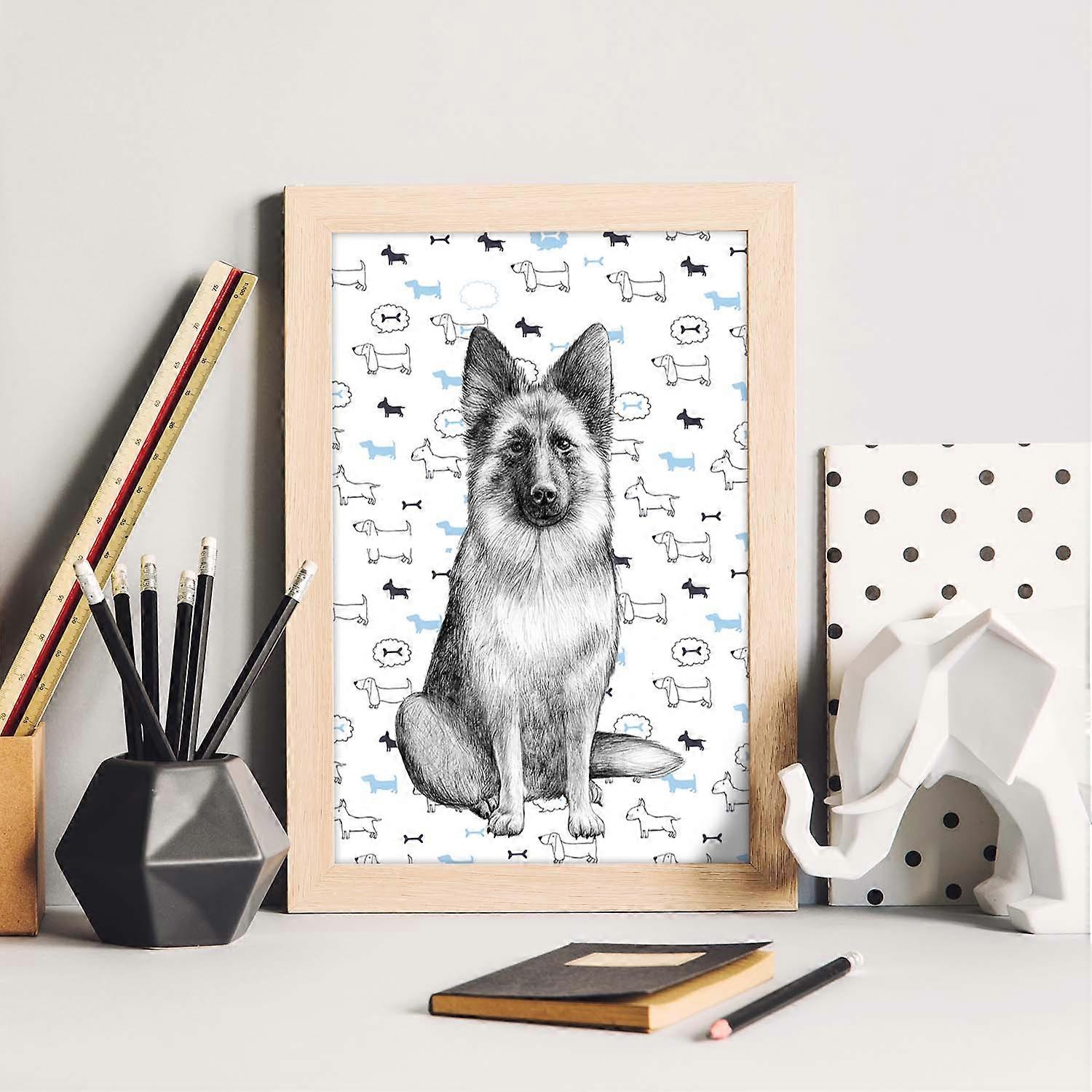 Imprimé Berger allemand Imprimer