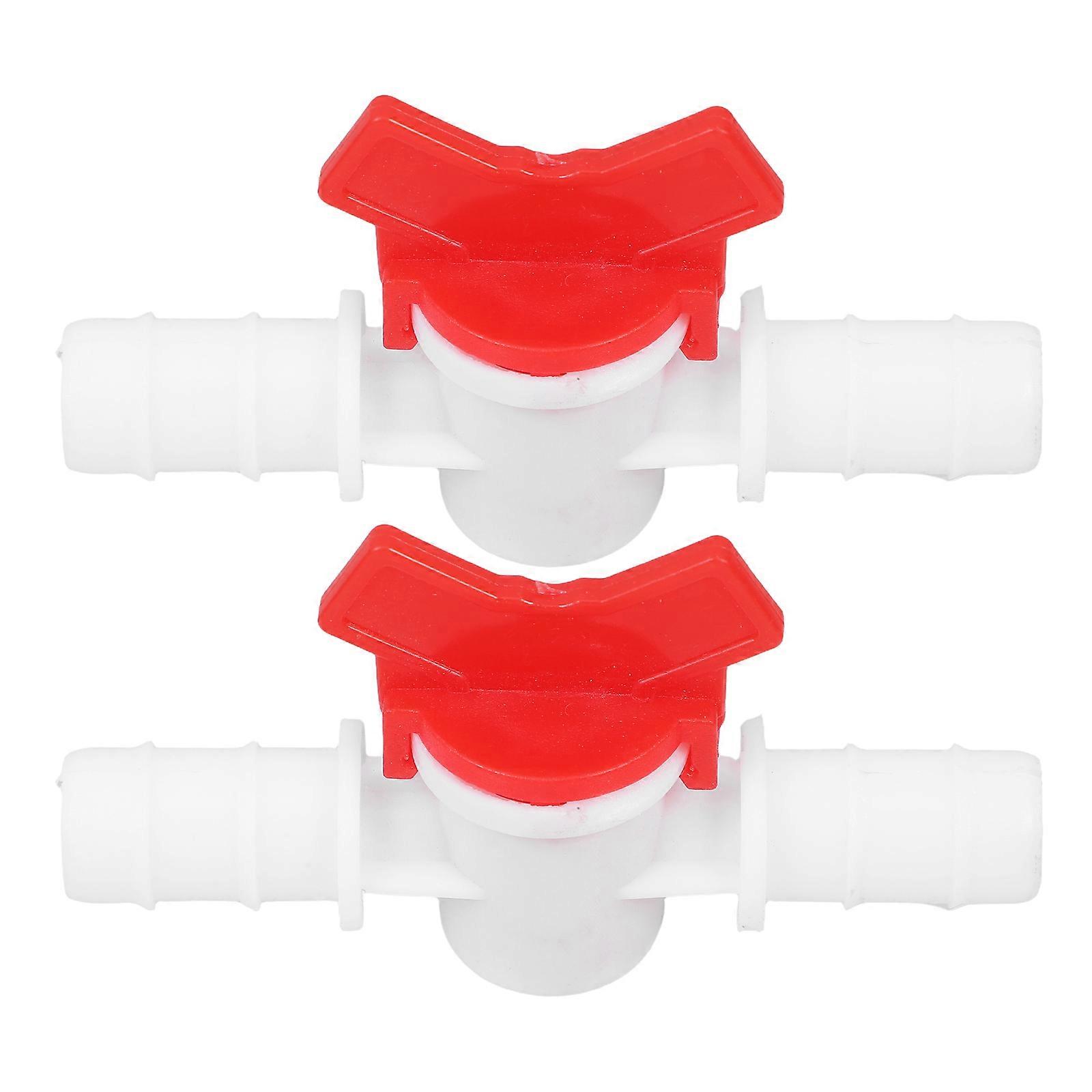 Quick Connect Ball Valve Quick Shut Off Valve 2Pcs for Water Line Irrigation Systems