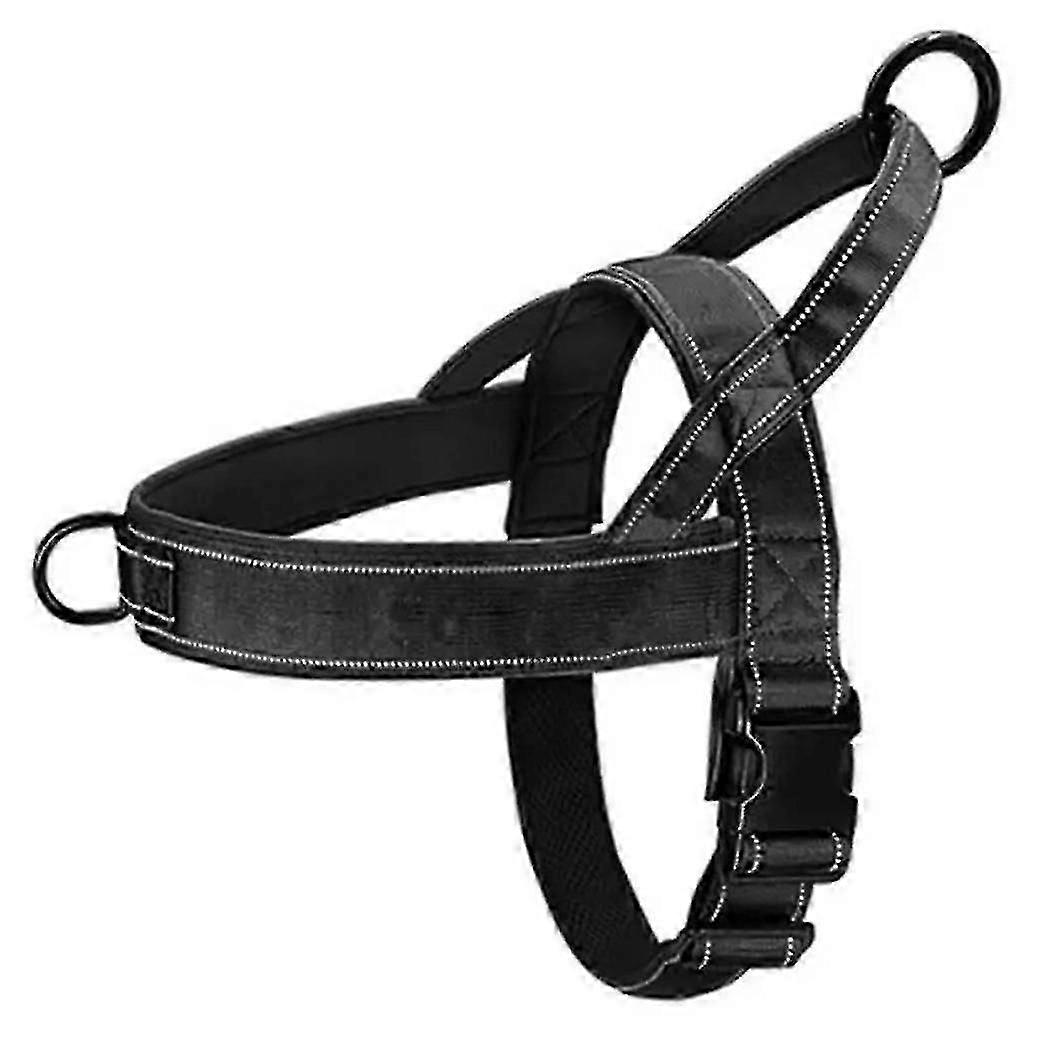 Naylon Dayanıklı Köpek Koşum Takımı Çekme Pet Koşum Takımı Kolu ile Küçük Orta Büyük Köpek için Yansıtıcı Eğitim Koşum Takımı, XL-B