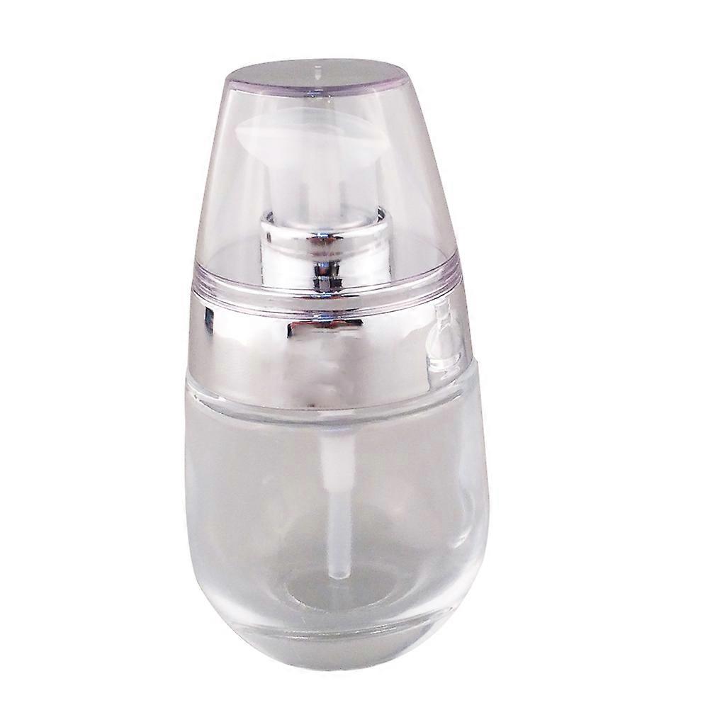 Pump Bottles Glass Cosmetics Storage Holder for Storage Use 2Pcs