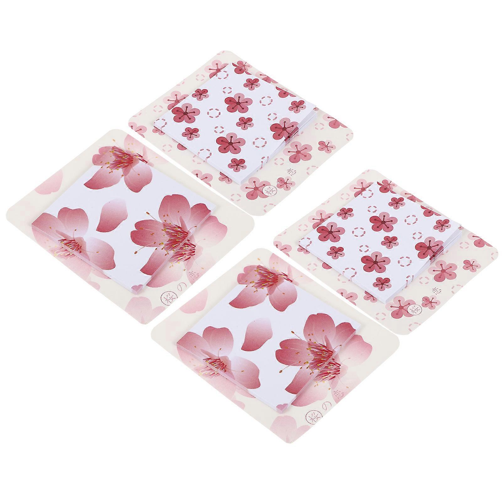 Memo Note Pads Cartoon Memo Page Teachers School Use Paper Reminder 4Set