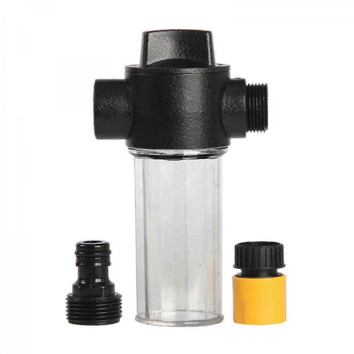Engine Flush Mixer with Liquid Flow Wash Hoses Spray Nozzle Solution Dispenser Connect with Garden Hoses
