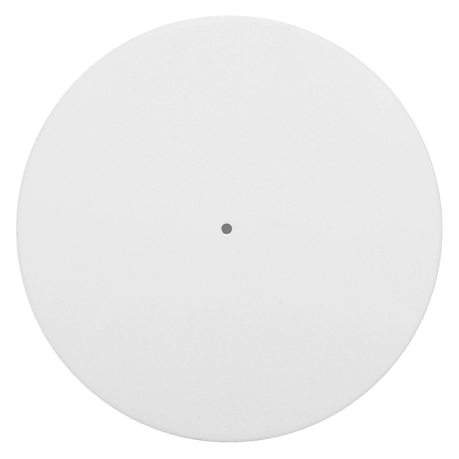 Turntable Mat Record Platter Slipmat Anti Static Acrylic Record Player Platter Slip Mats for 12 Inch Record Player Milky White
