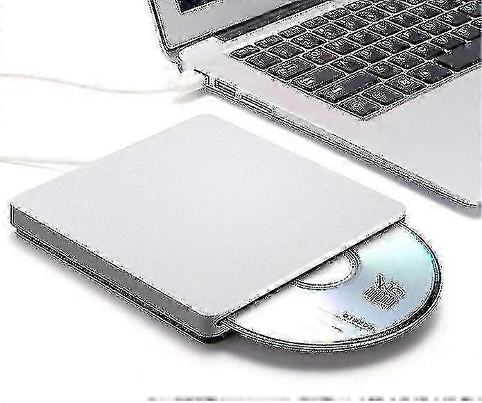 Unitate CD/DVD externă cu slot USB pentru Apple Macbook Pro Air, Mac, PC și laptop, Shun