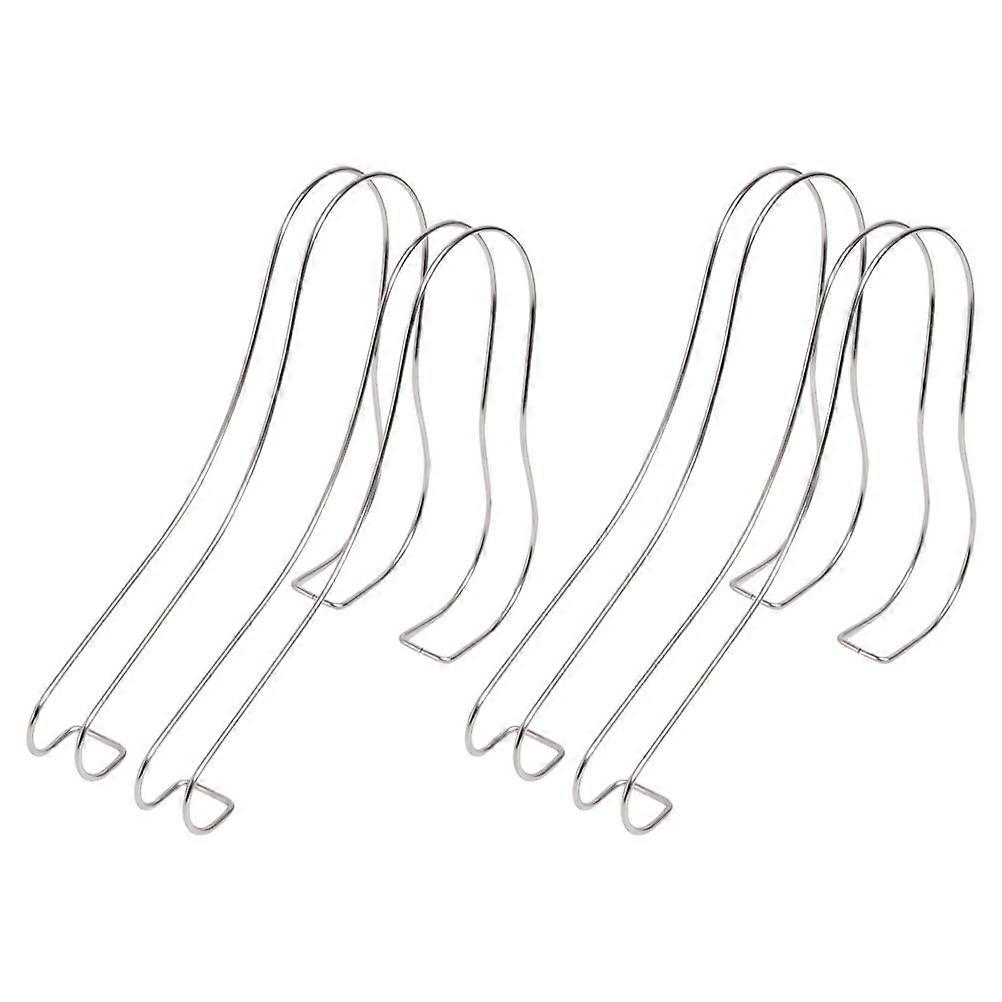 Silver Sandal Shoes Display Rack Stainless Steel Supports for 16Pcs