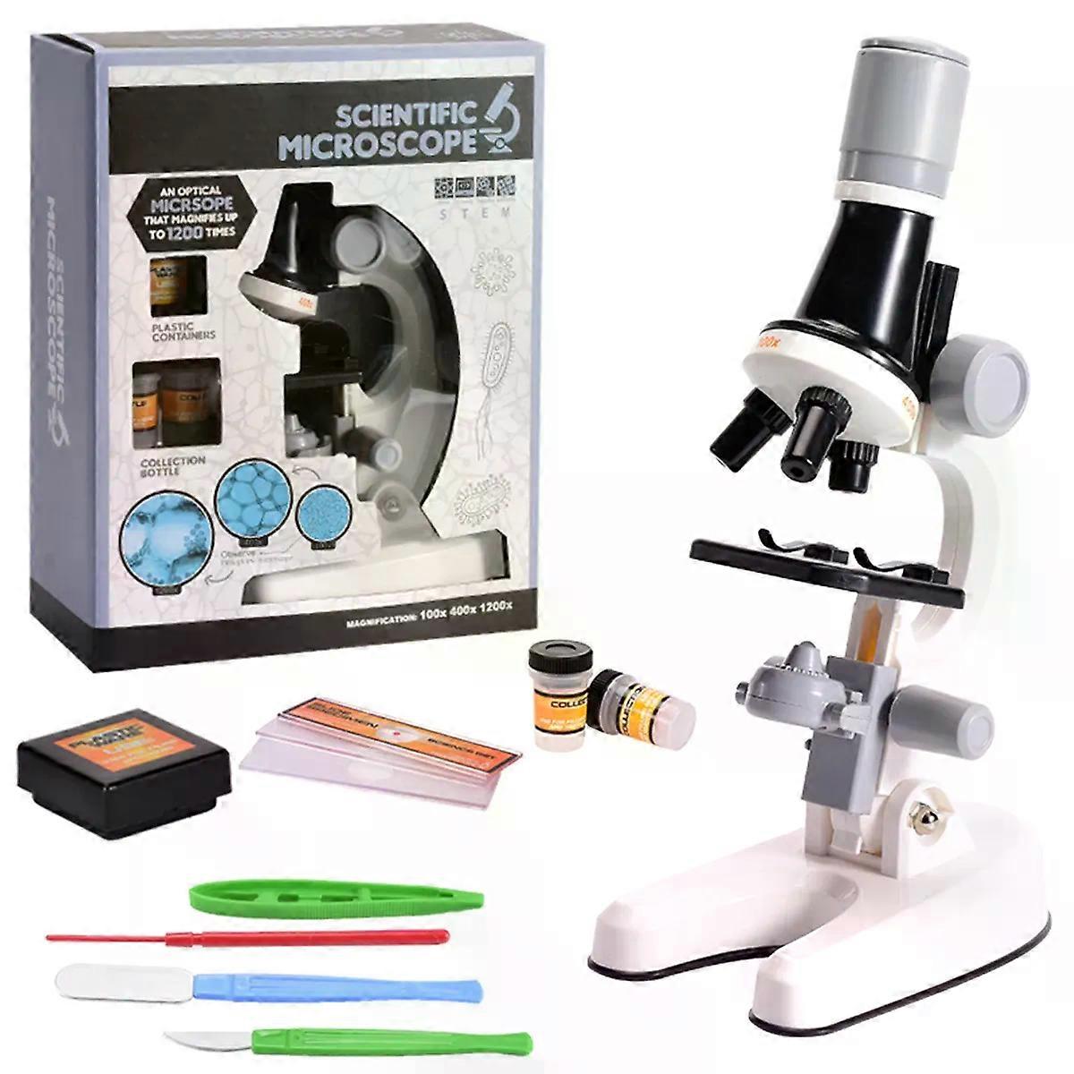 100X 400x 2000X Monocular Optical Microscope Elementary School Children Science Handheld Microscope Experimental Biology 2023