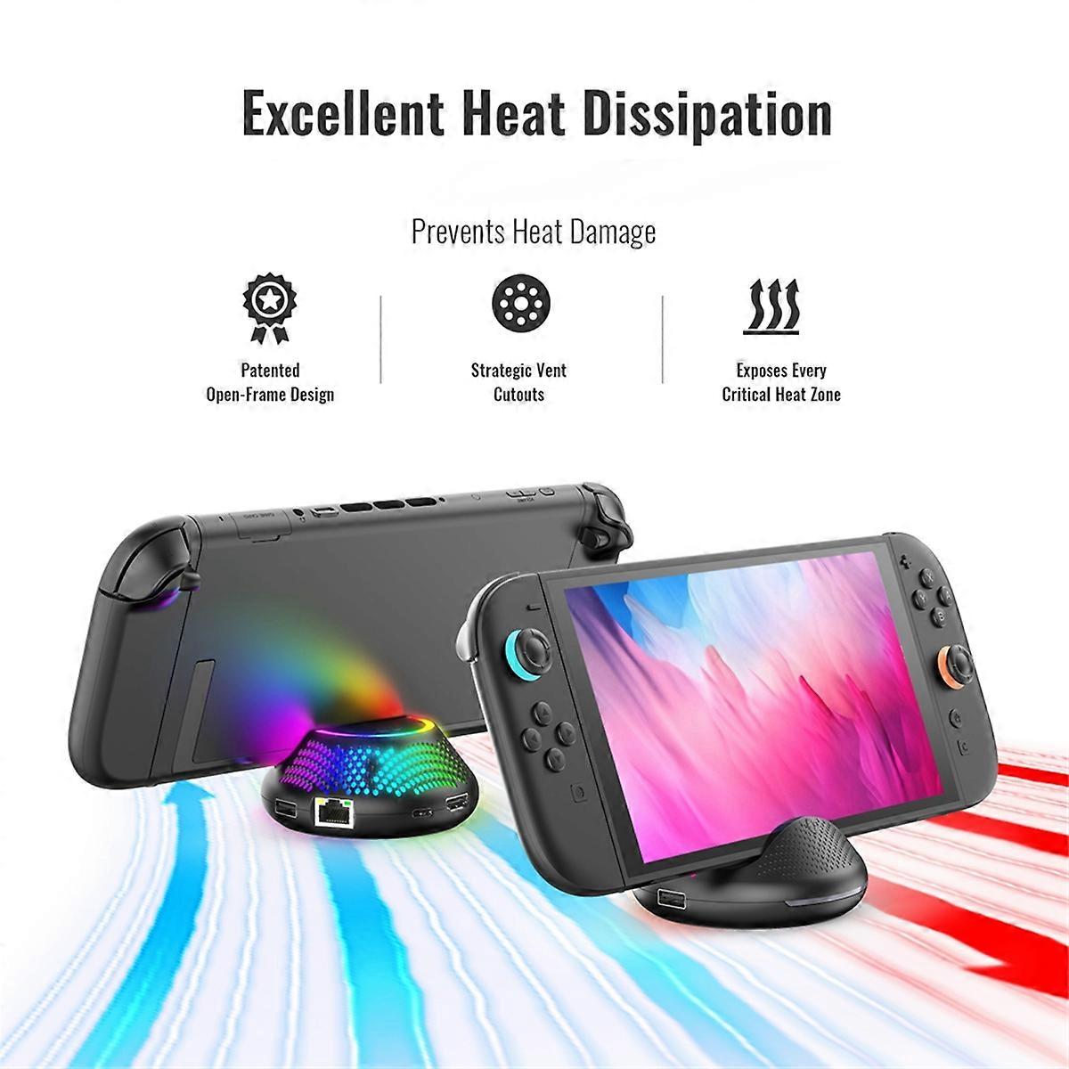 5-in-1 TV Dock Station Converter for Switch 2 -Compatible 4K Docking Station with 60Hz Output RGB E