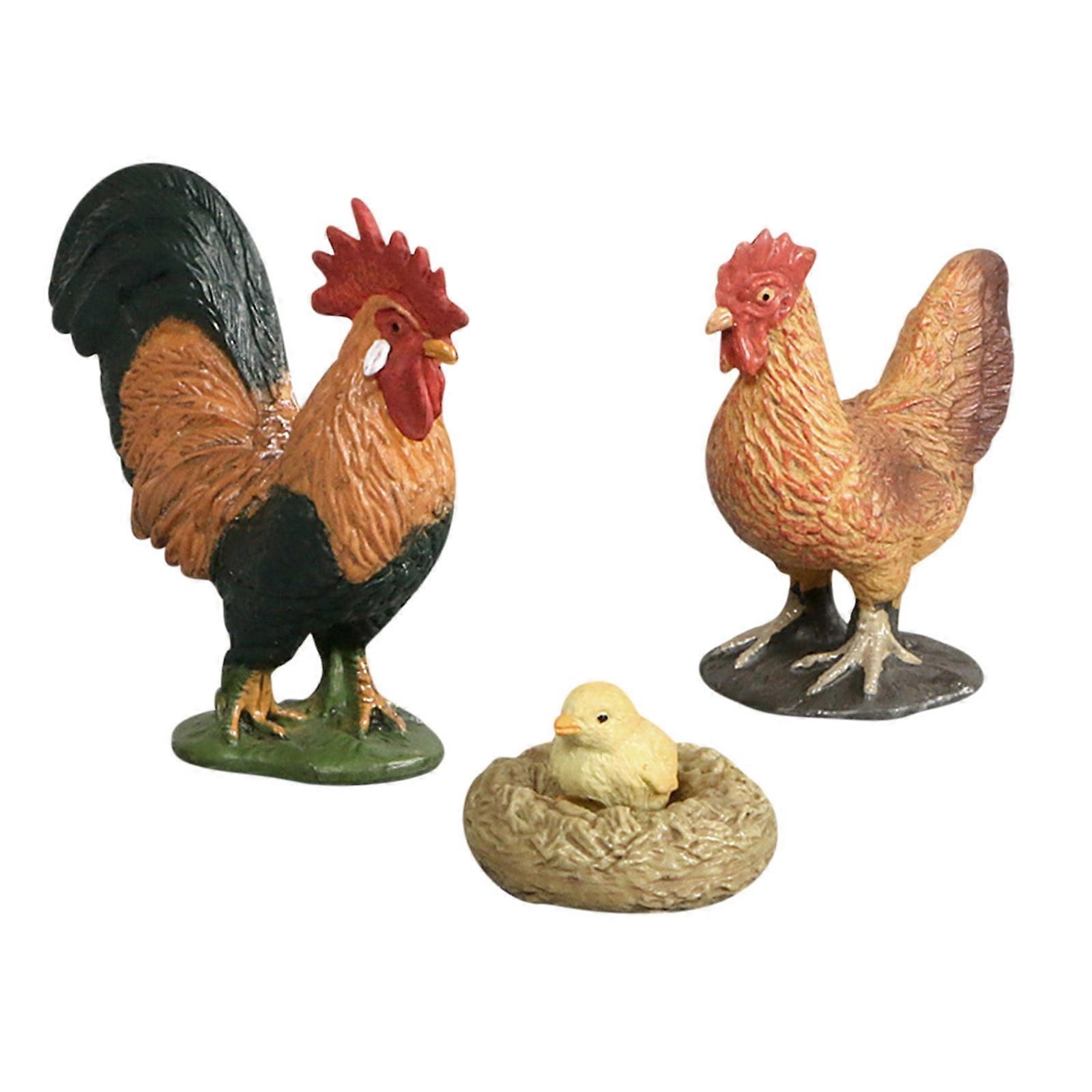 RRCSS Set World Zoo Model Figure Action Toy Set Simulation Lovely Plastics Toy For Kids