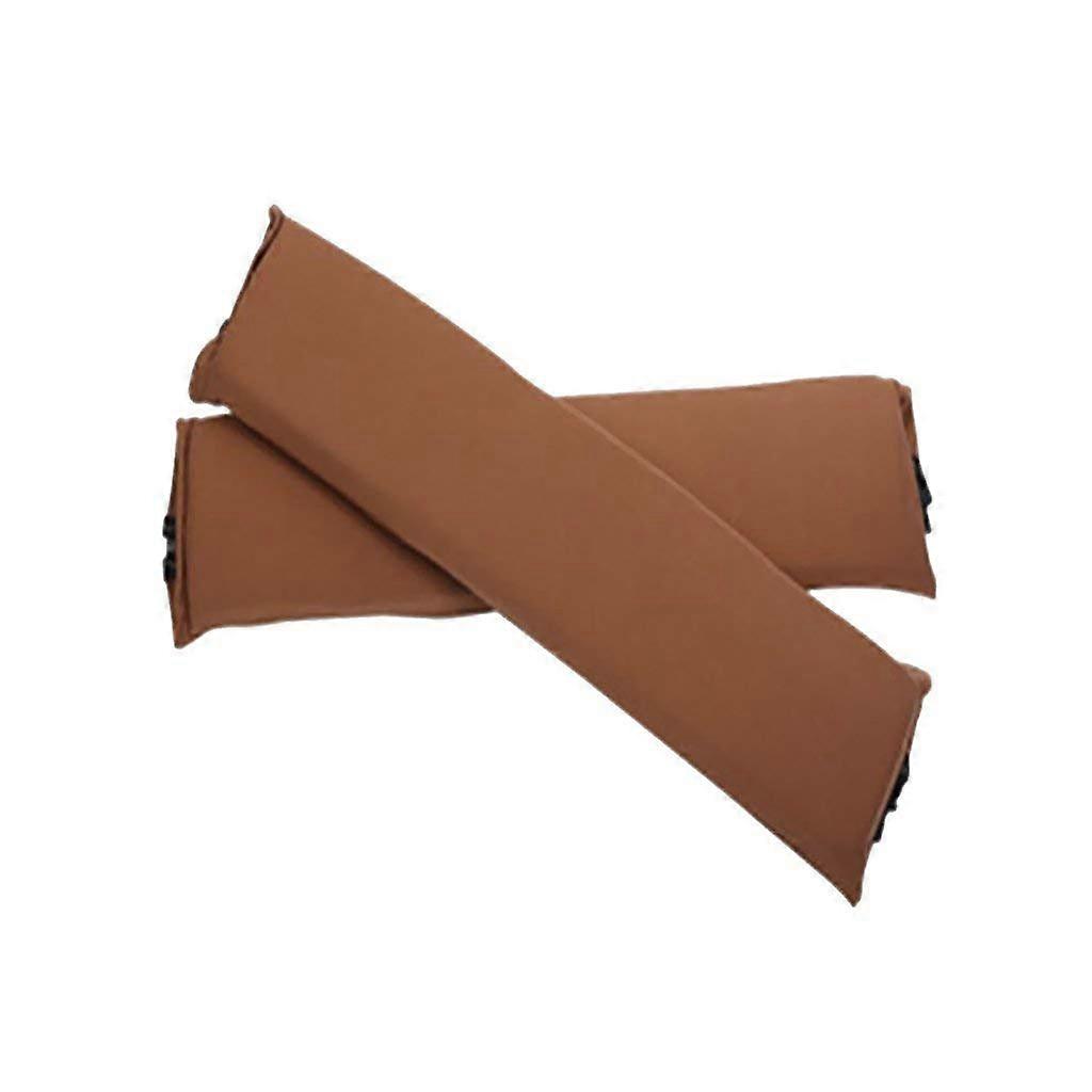 Zipper Armrest Cushion Pads Elbow Pillow, Arm Rest Cover Cushion, Brown, 1 Pair