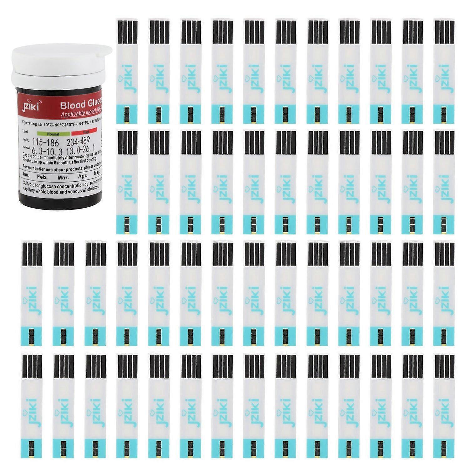 Feature:
1. How it Works: The strips have a capillary tube that draws blood to the strips. It reache