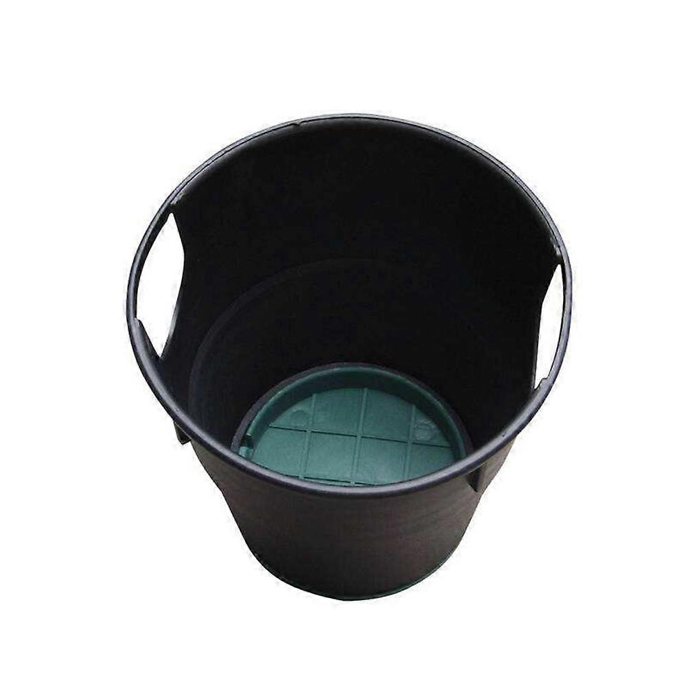 Irrigation Box Black Round Sprinkler Box for Covering Valve System