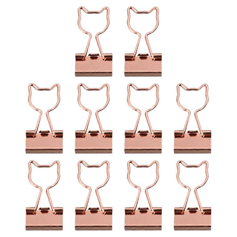 Document Paper Clamps 20Pcs Rectangular Office Clips For Office Work Teachers Students 4X2X1.2CM Simple Design