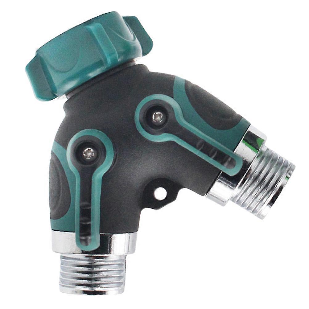 Y-Shaped Valve Garden Hose Splitter for Watering with 3Pcs Connectors