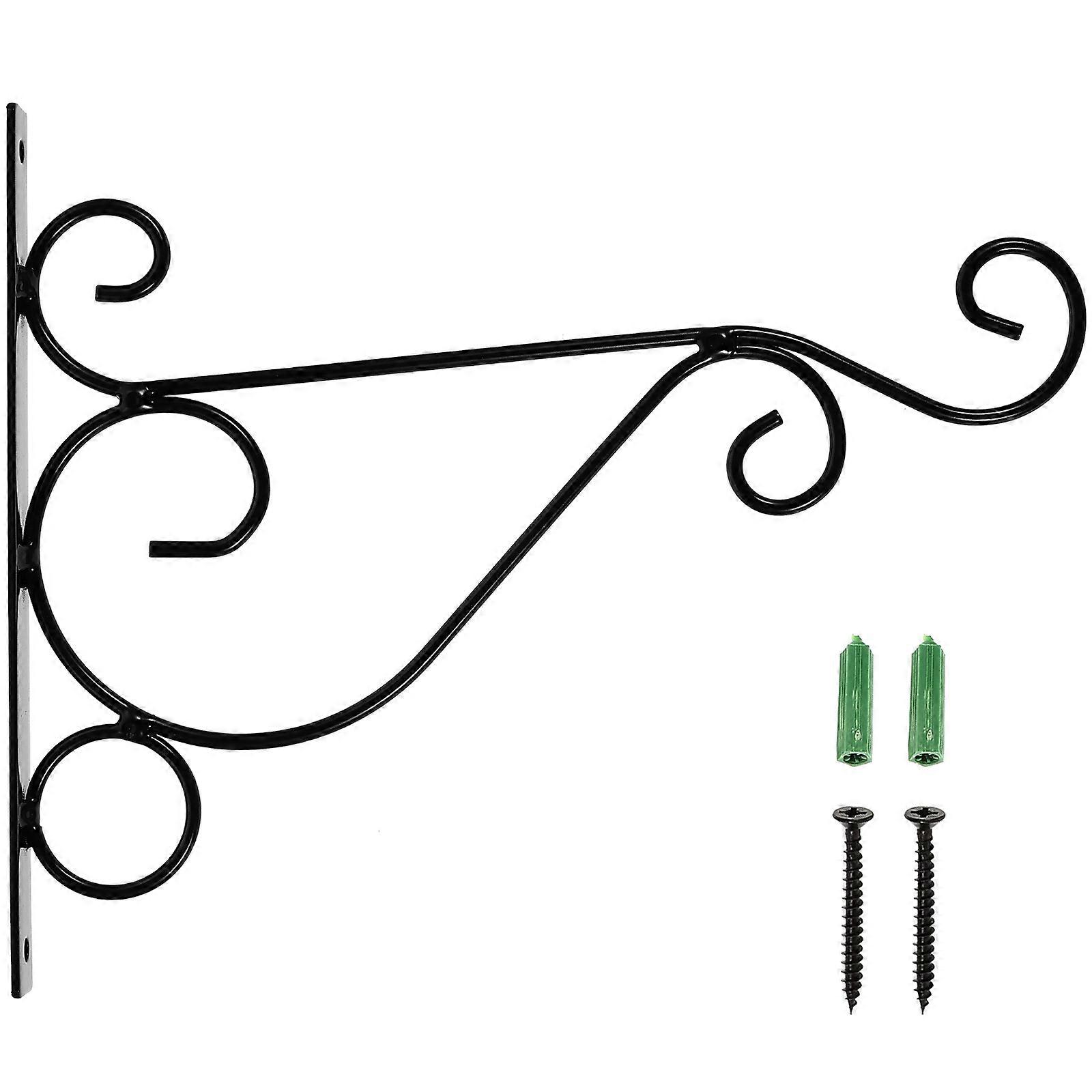 Hooked Bracket Hanging Planter Wall Hook For Outdoor Use Garden Flower Pot 1Pack