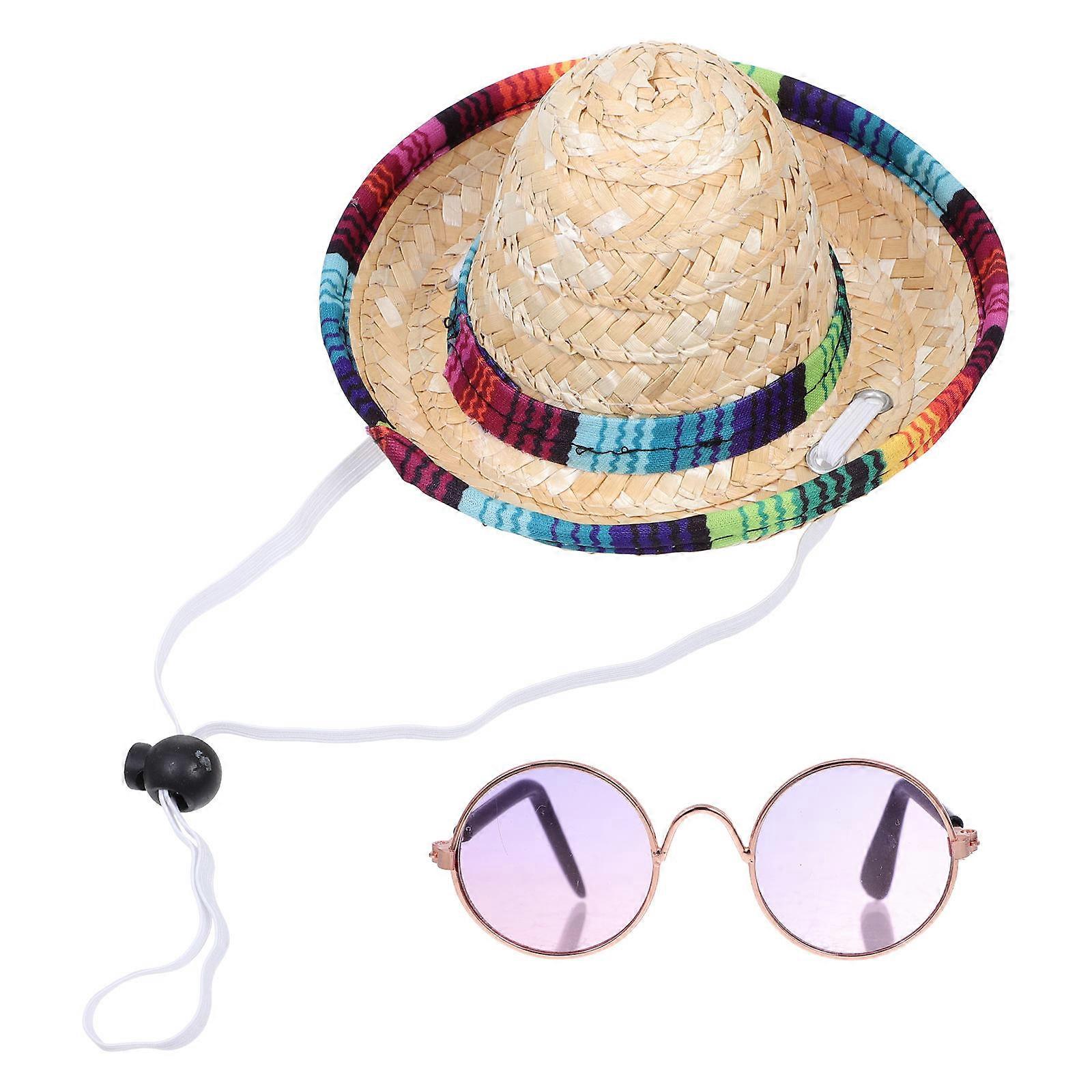 Mexican Style Hats for Summer Use 5Sets of Decorative Hats