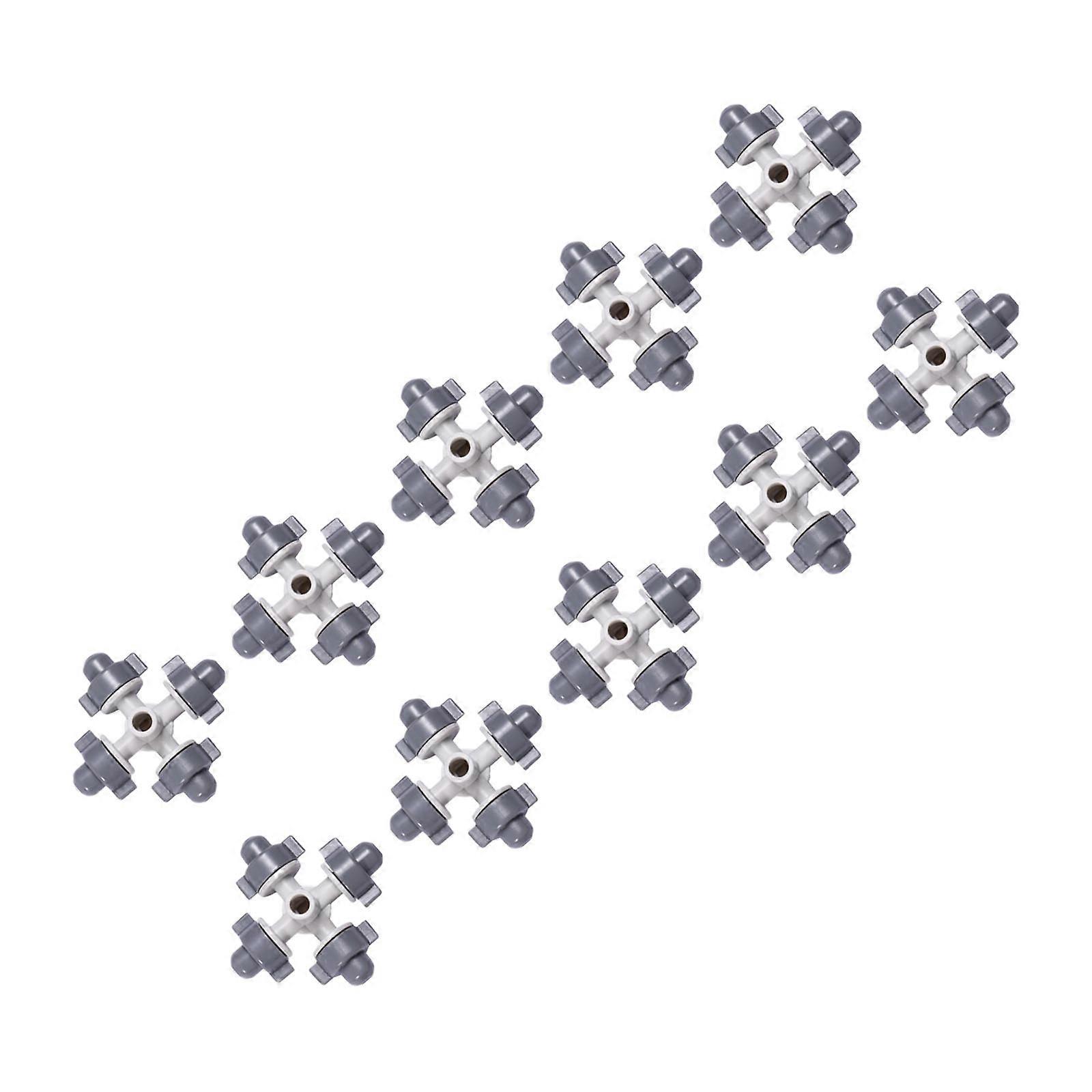 Atomizing Nozzle Detachable Cross Shaped Nozzle for Garden 30Pcs