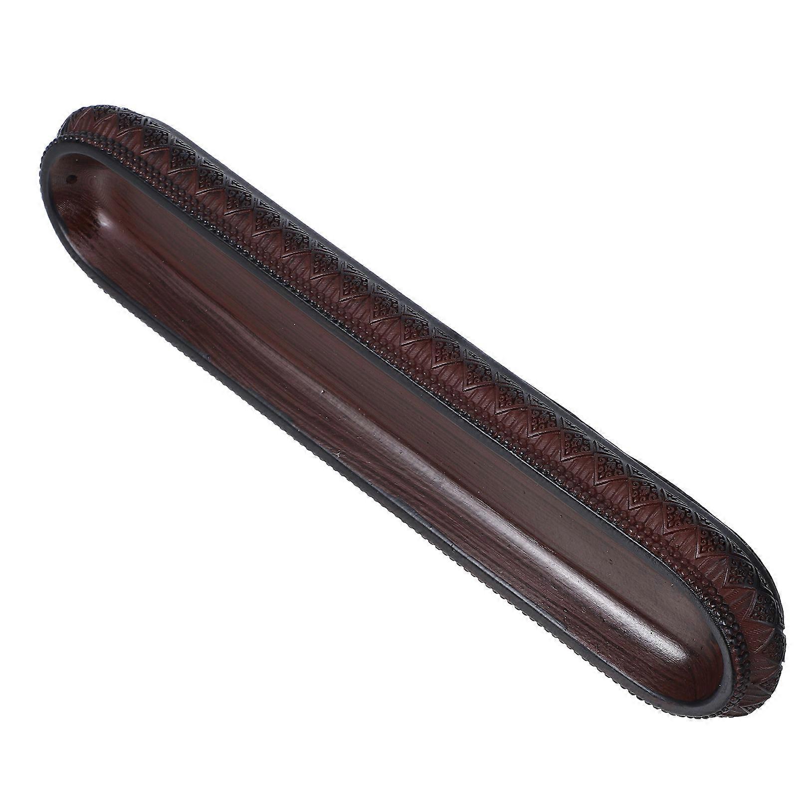 Brown Incense Stick Resin Burner for Home Use 5Pcs Decorative Tray