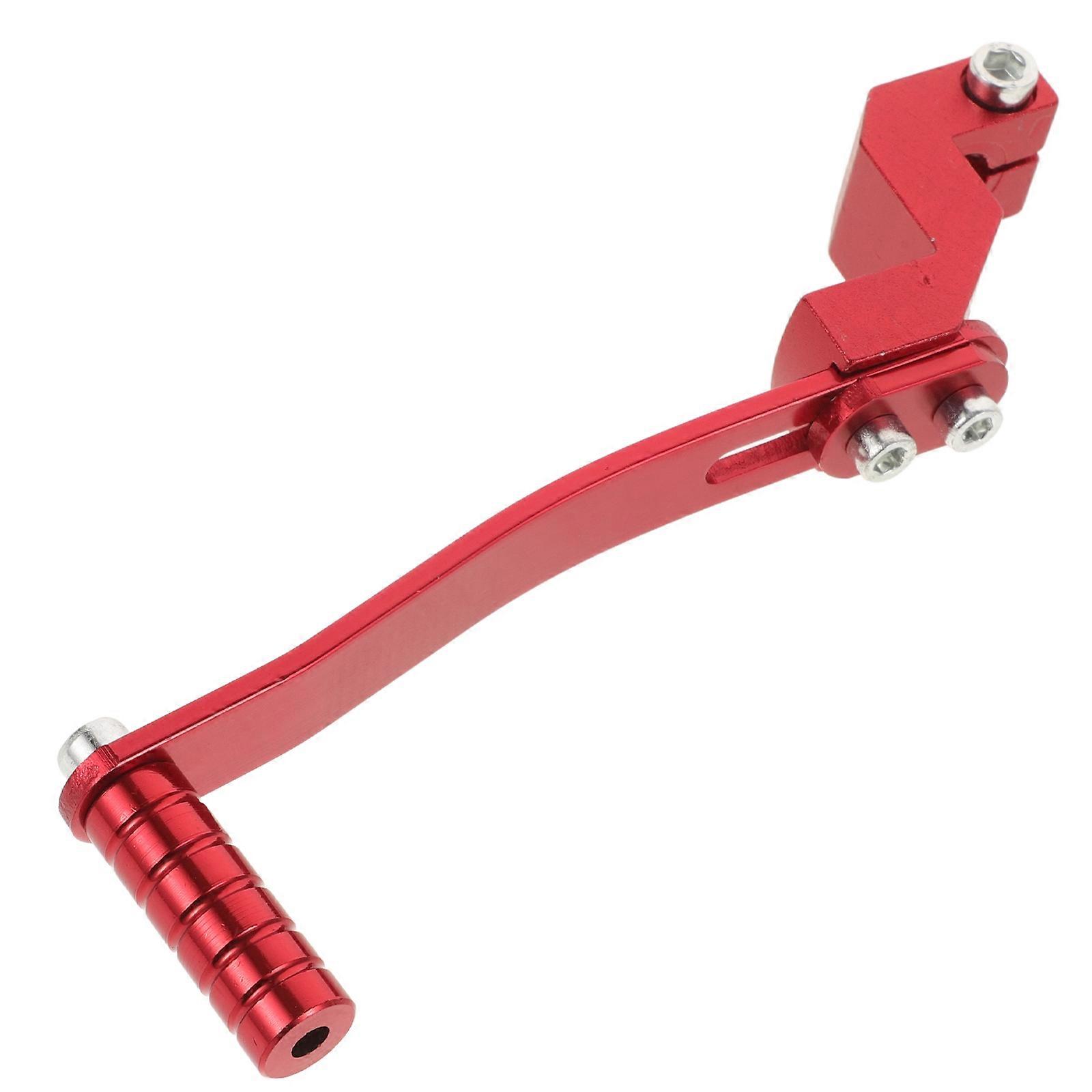 Aluminum Alloy Motorcycle Shifter 3Pcs Lightweight Gear Shift Lever Ideal For Motorcycle Maintenance With Smooth Shifting Functionality In Red
