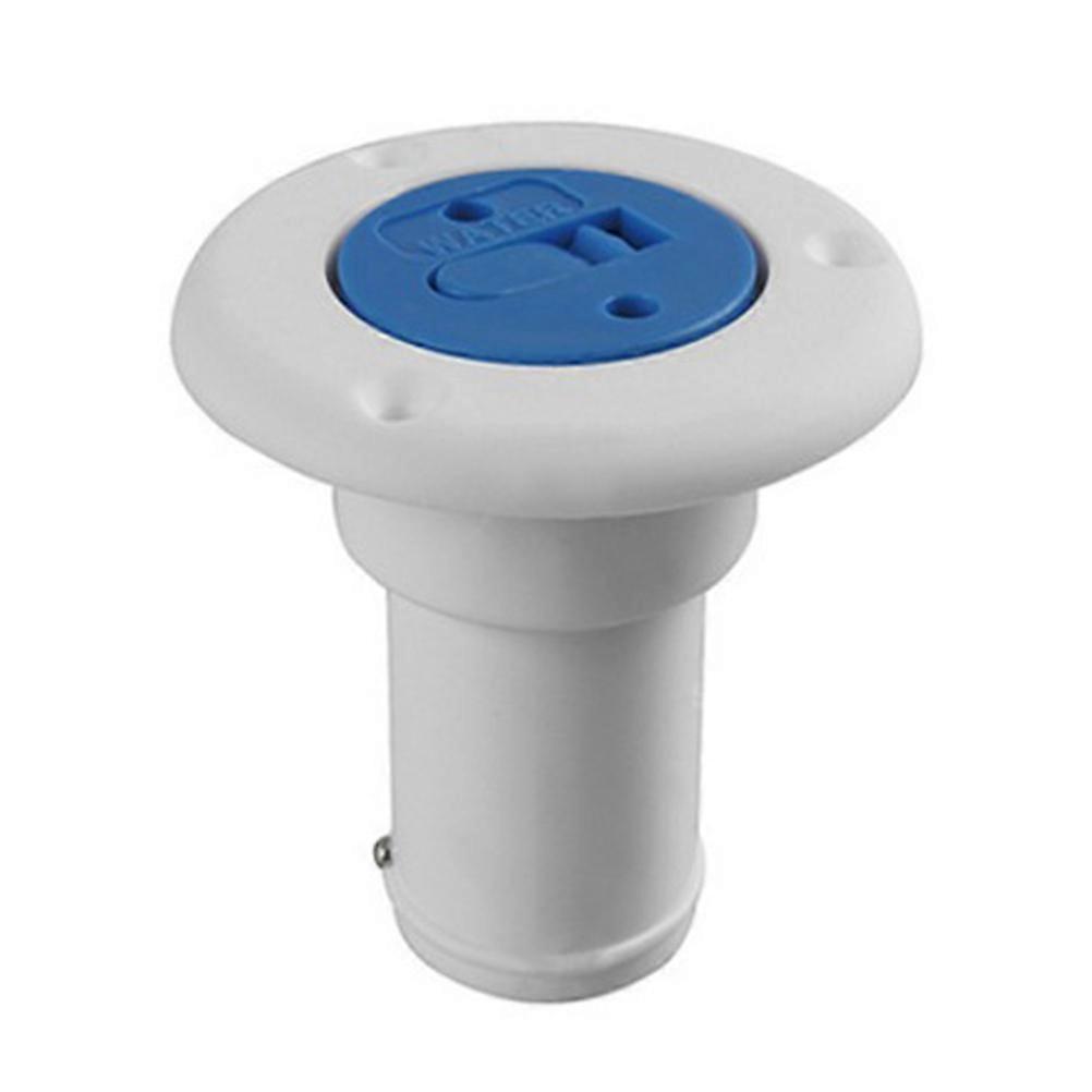 Boat Deck Fill Filler with Key for Connecting Car Fuel Deck White