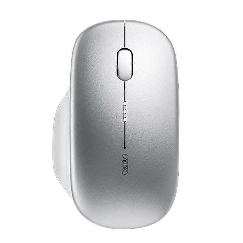 Inphic M1 2nd Generation Wireless Mute Mice 2.4G Silver