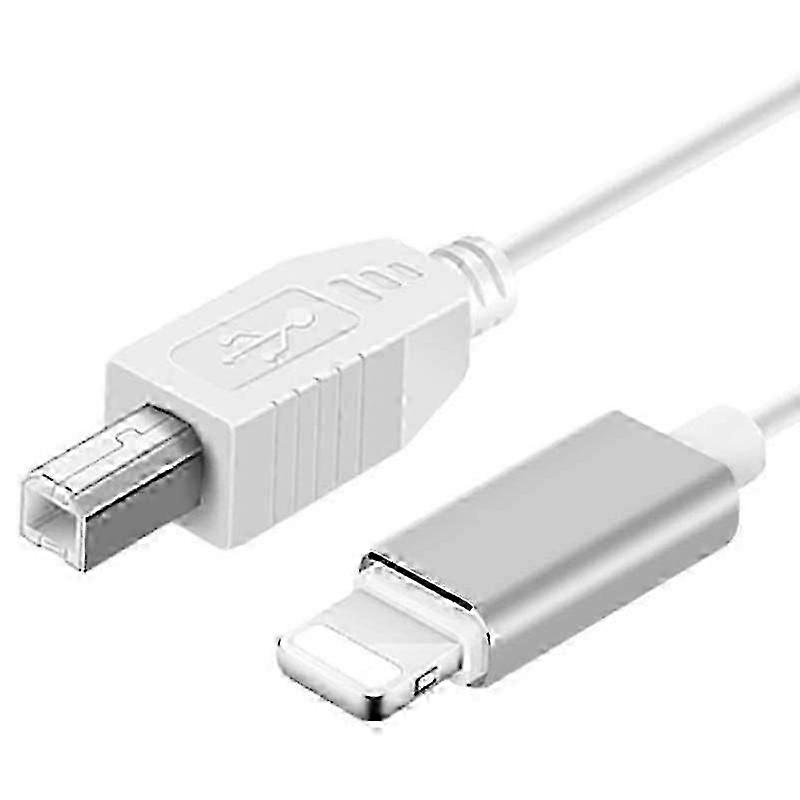 1m 8ピン-USB-B MIDIケーブル(iPad / iPhone用)