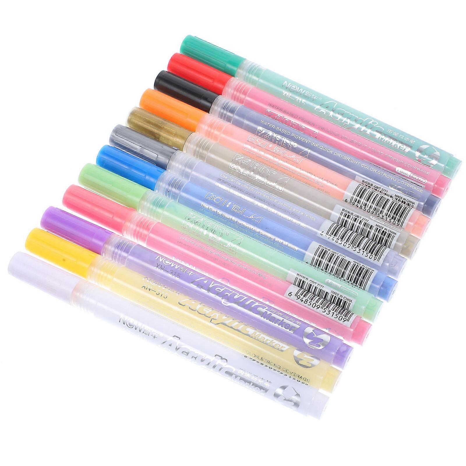 Paint Pens Acrylic Markers for Art Projects 24Pcs Assorted Colors