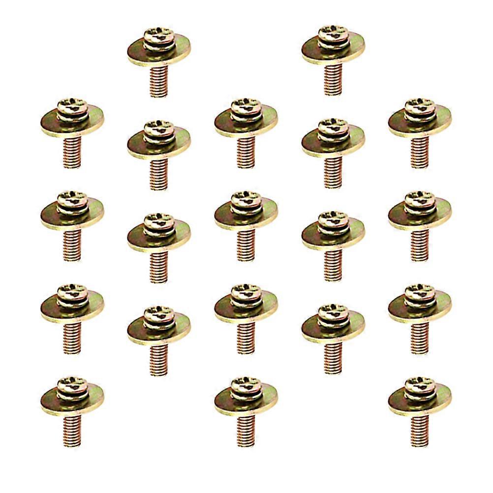 Metal Snare Screws Drum Lug Mounting Screws Replacement 20Pcs for Drummer