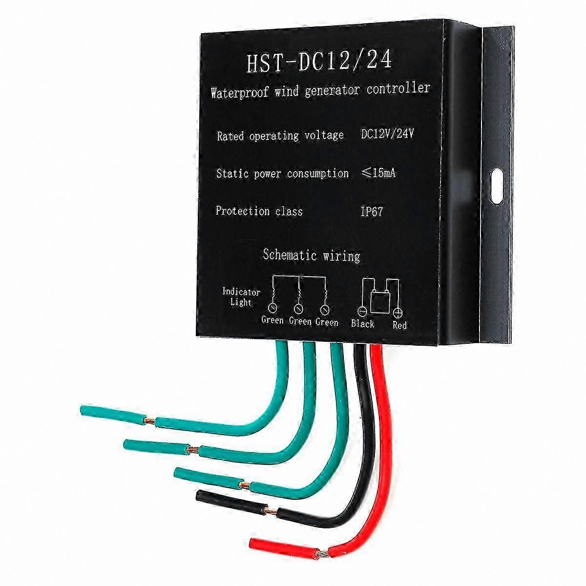Wind Turbine Charge Controller 12V/24V Waterproof Battery Overvoltage Protection