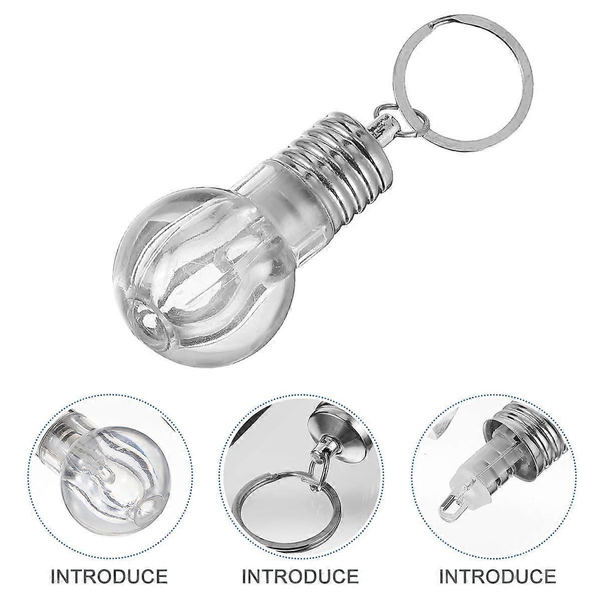 Creative Light Bulb Key Chains Key Chains for Decoration 40Pcs Bundle