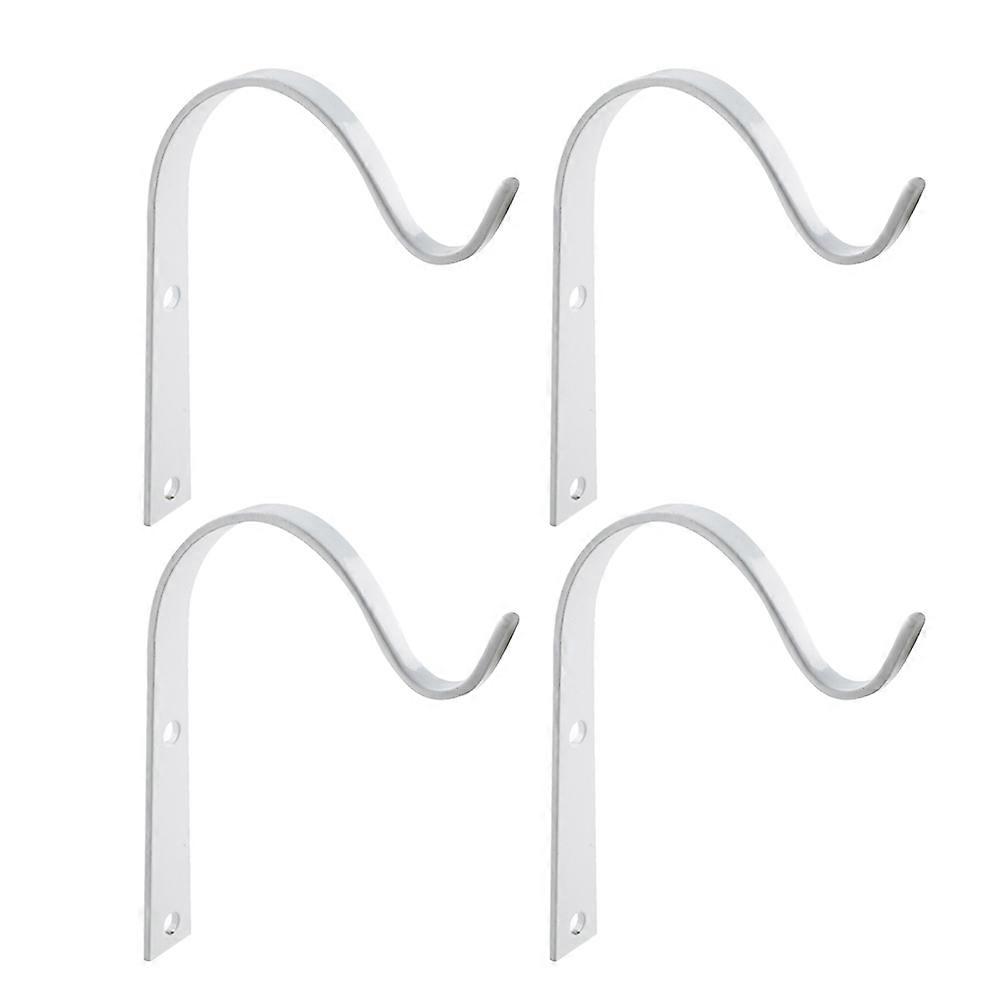 Iron Hanging Lantern Hook for Wall Mounted Use 8Pcs White Durable Hooks
