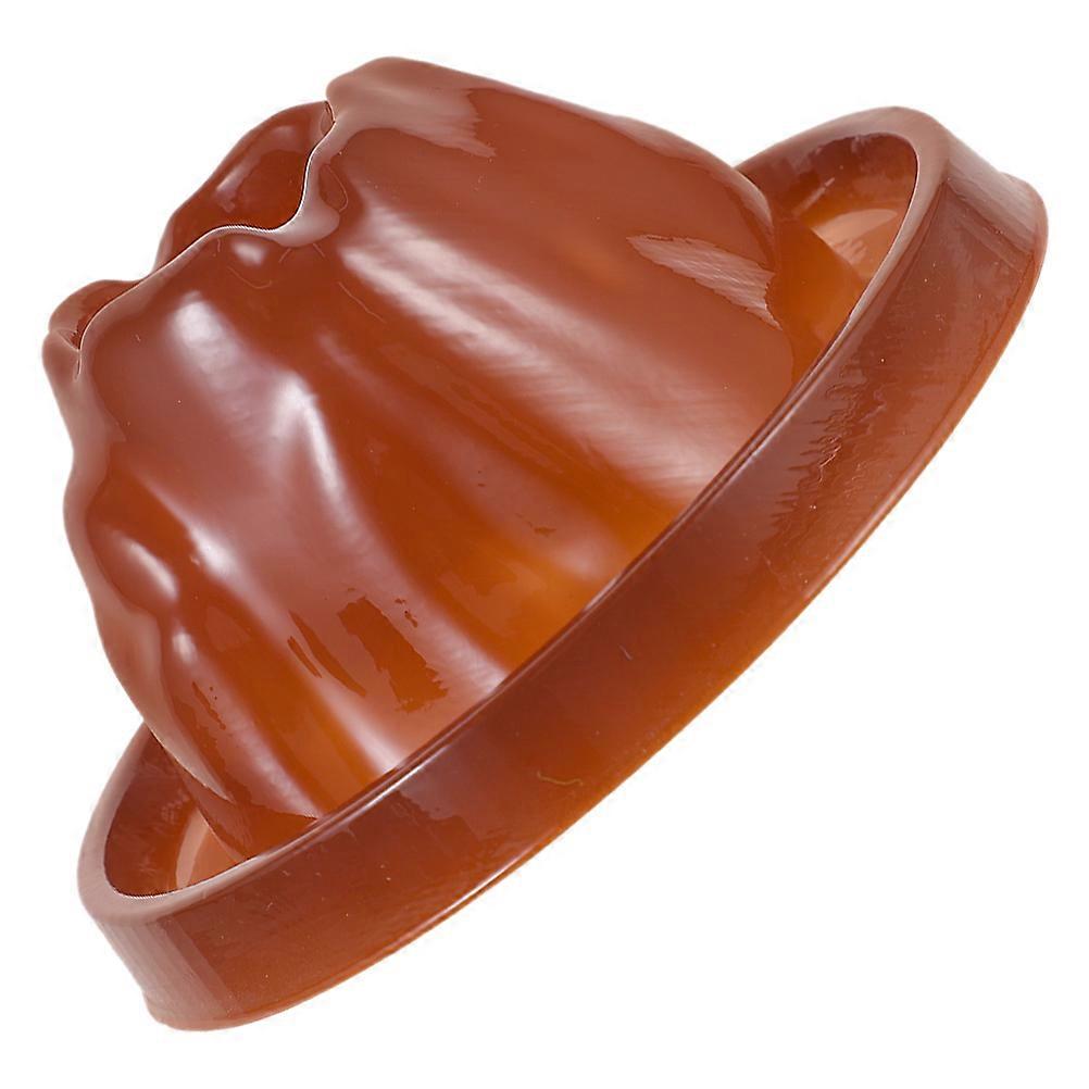 Plastic Volcano Model Toy for Science Experiment 5Pcs Light Brown Kit