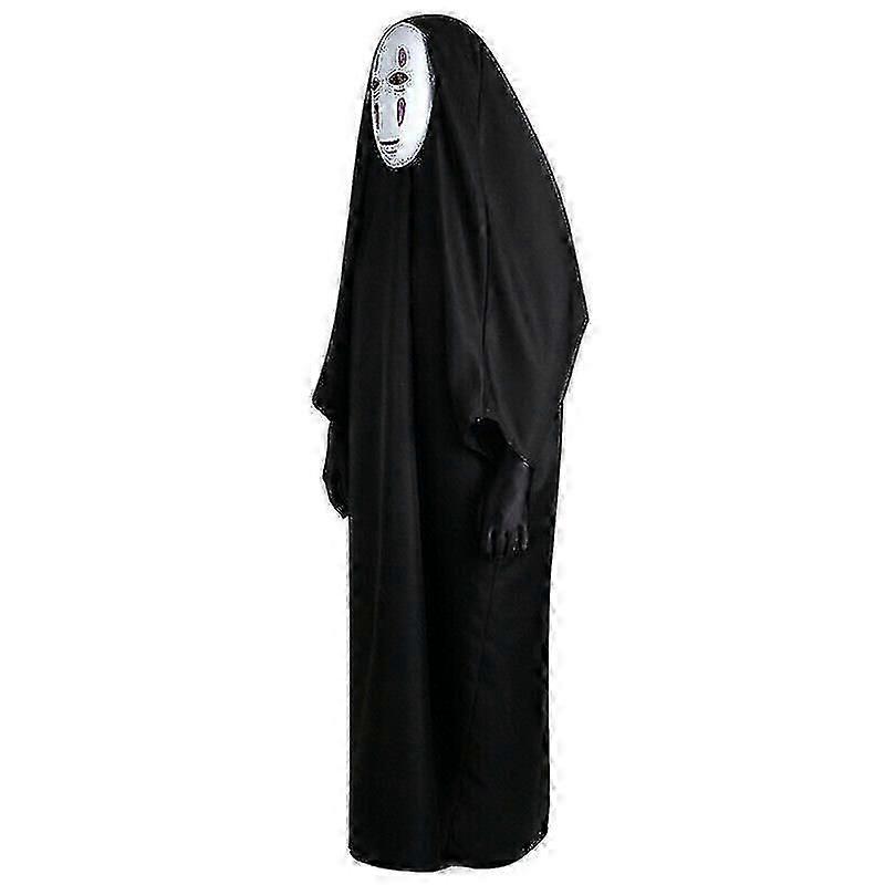 لا وجه رجل تأثيري زي قناع قفازات مجهول الهوية مجموعة