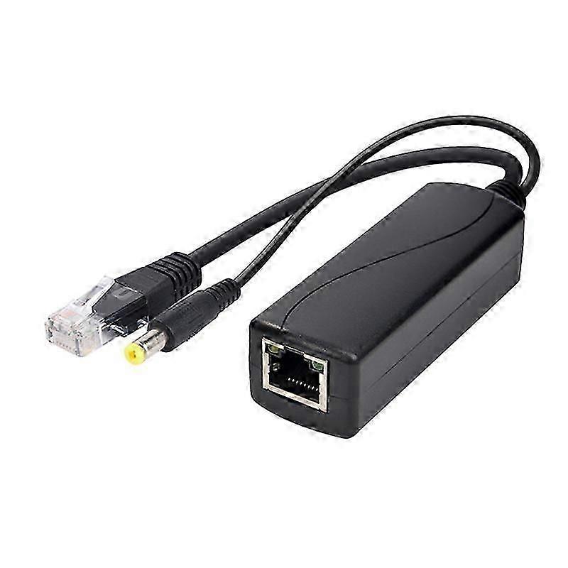 100M PoE Splitter 12V 1A IEEE 802.3Af 1.5KV Isolation Protection for Home Network Office Network