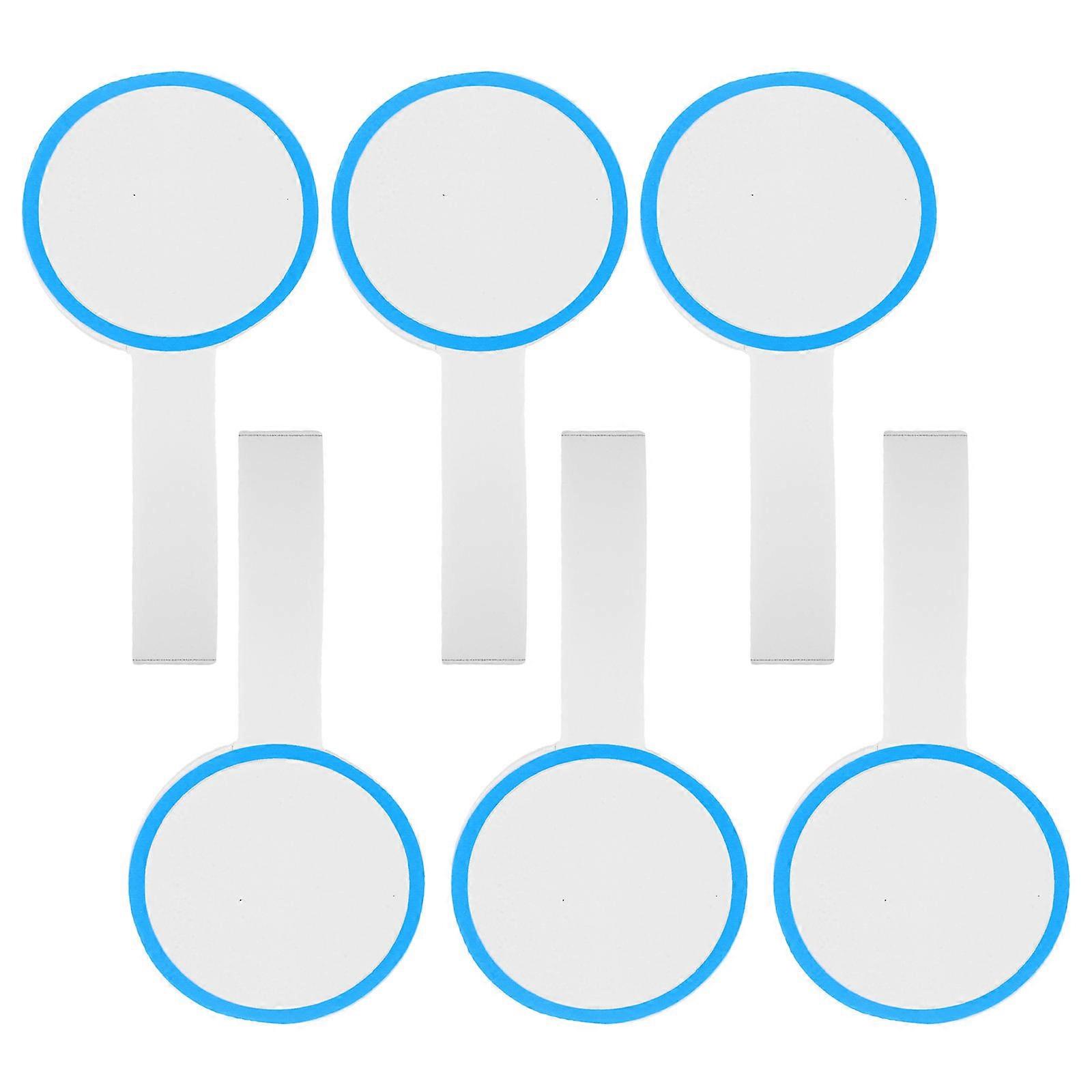 Handheld Whiteboards Scoring Board for DIY Use 30Pcs Single Sided Blue Paddles