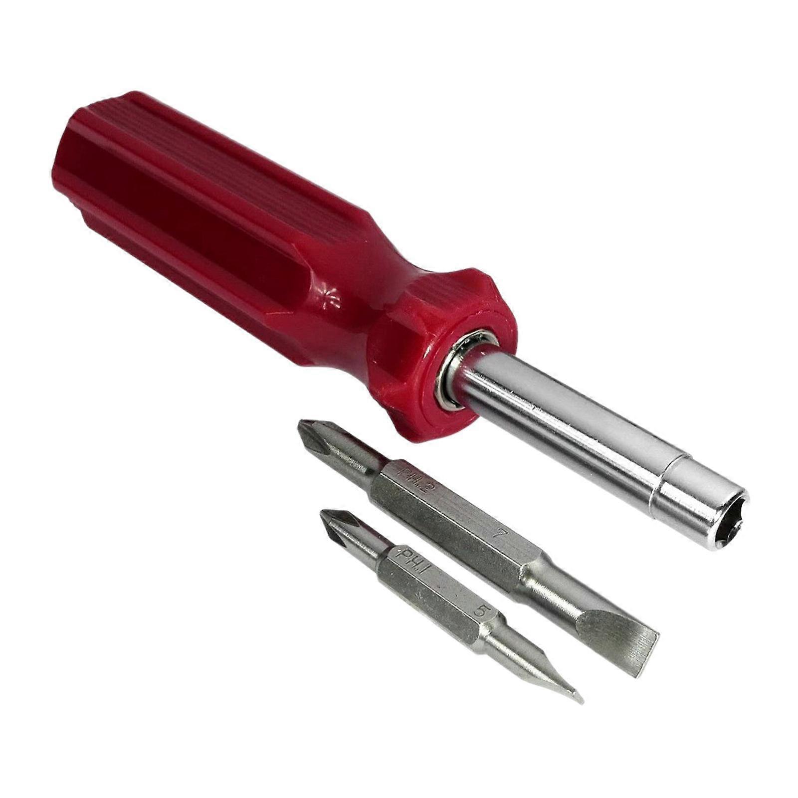 Screwdriver Set Multi Bit Screwdriver Set Tool for Auto Repair Home Use Red
