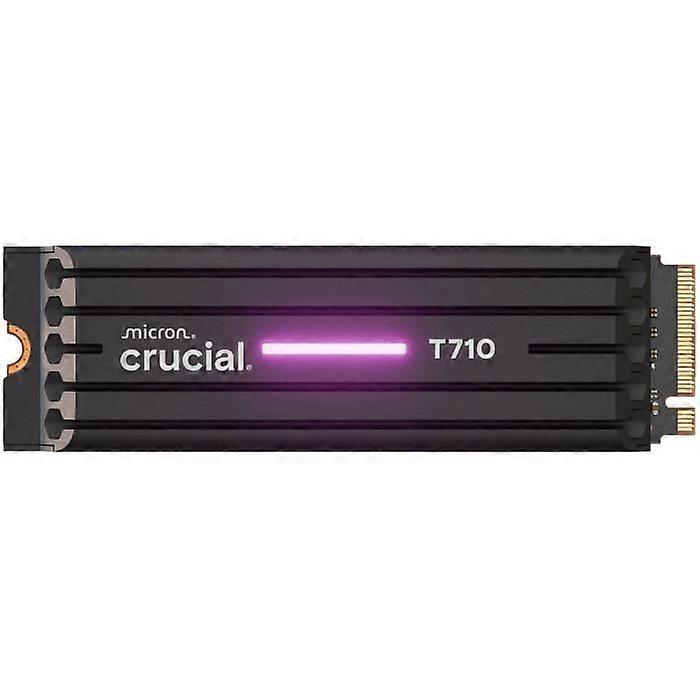 CRUCIAL - Internal SSD - T710 - 2 TB - with heatsink - PCIe Gen5 NVMe M.2