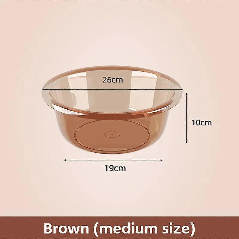 Thickened Durable Plastic Face Basin Large Size Kitchen Sink Laundry Basin Resistant to Fall for Home Use Portable Basins