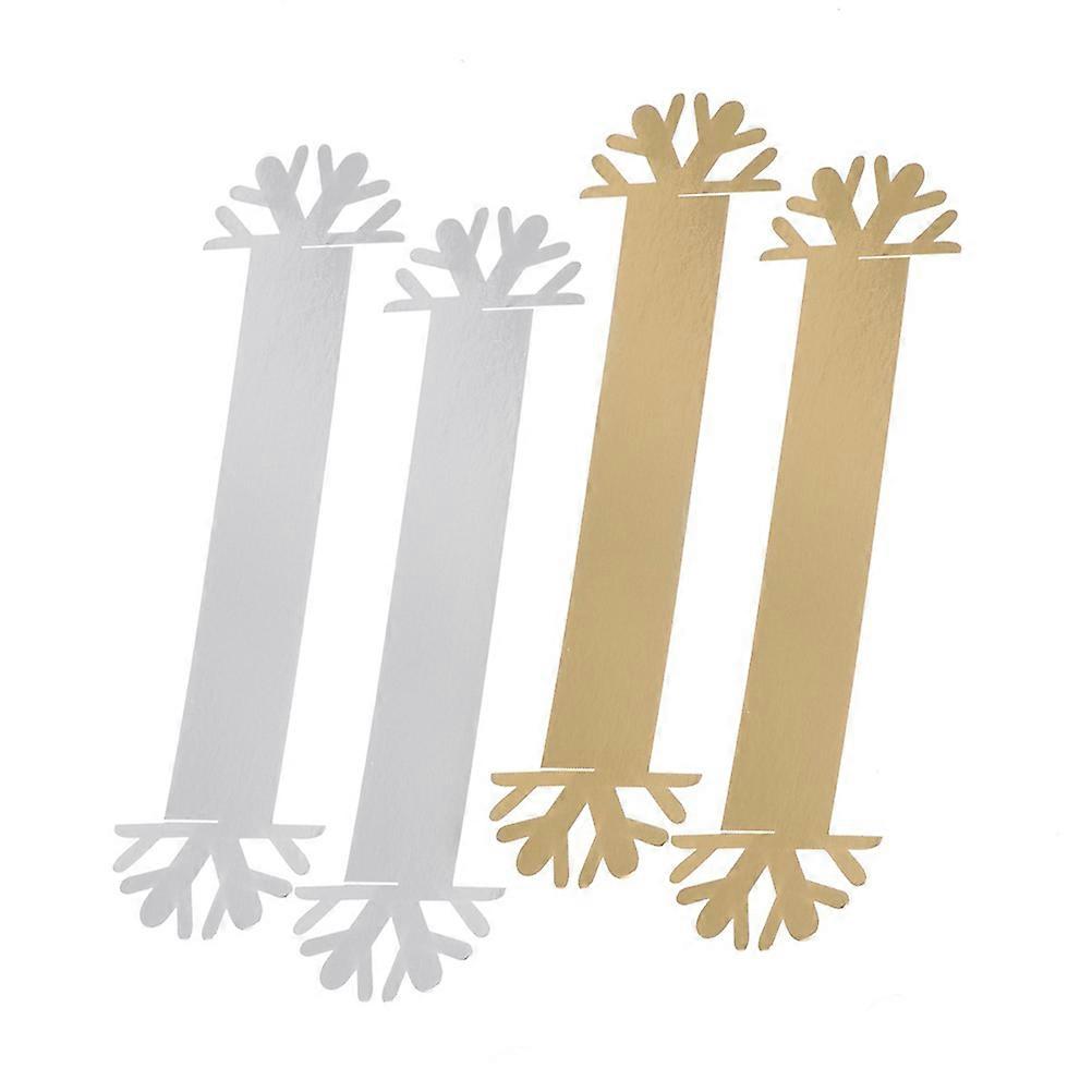 Napkin Buckles Hollow Out Snowflake for Decoration Use 150Pcs