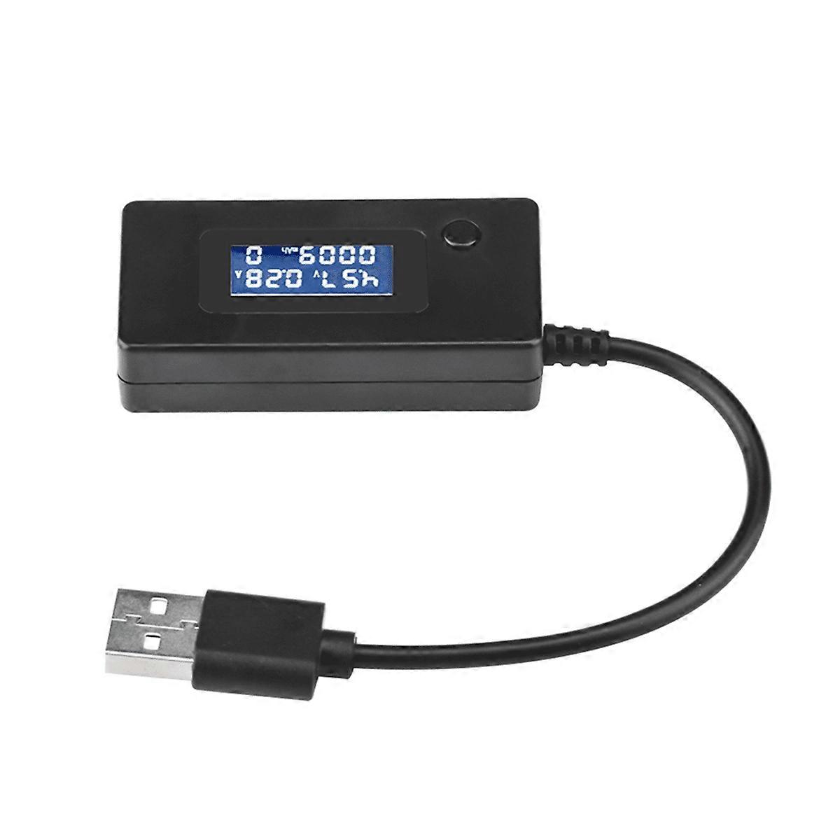 DC 4-30V LCD USB Detector Voltmeter Ammeter Mobile Power Charger Capacity Tester Meter Voltage Current Meter A