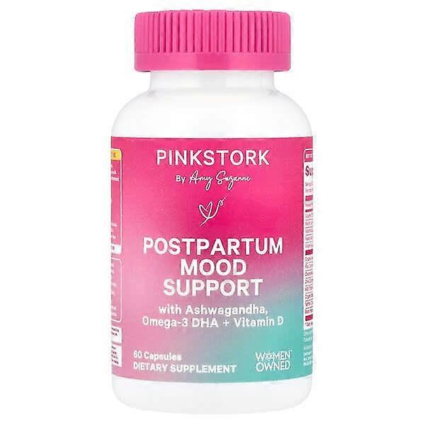 Pink Stork, Postpartum Mood Support, 60 Capsules