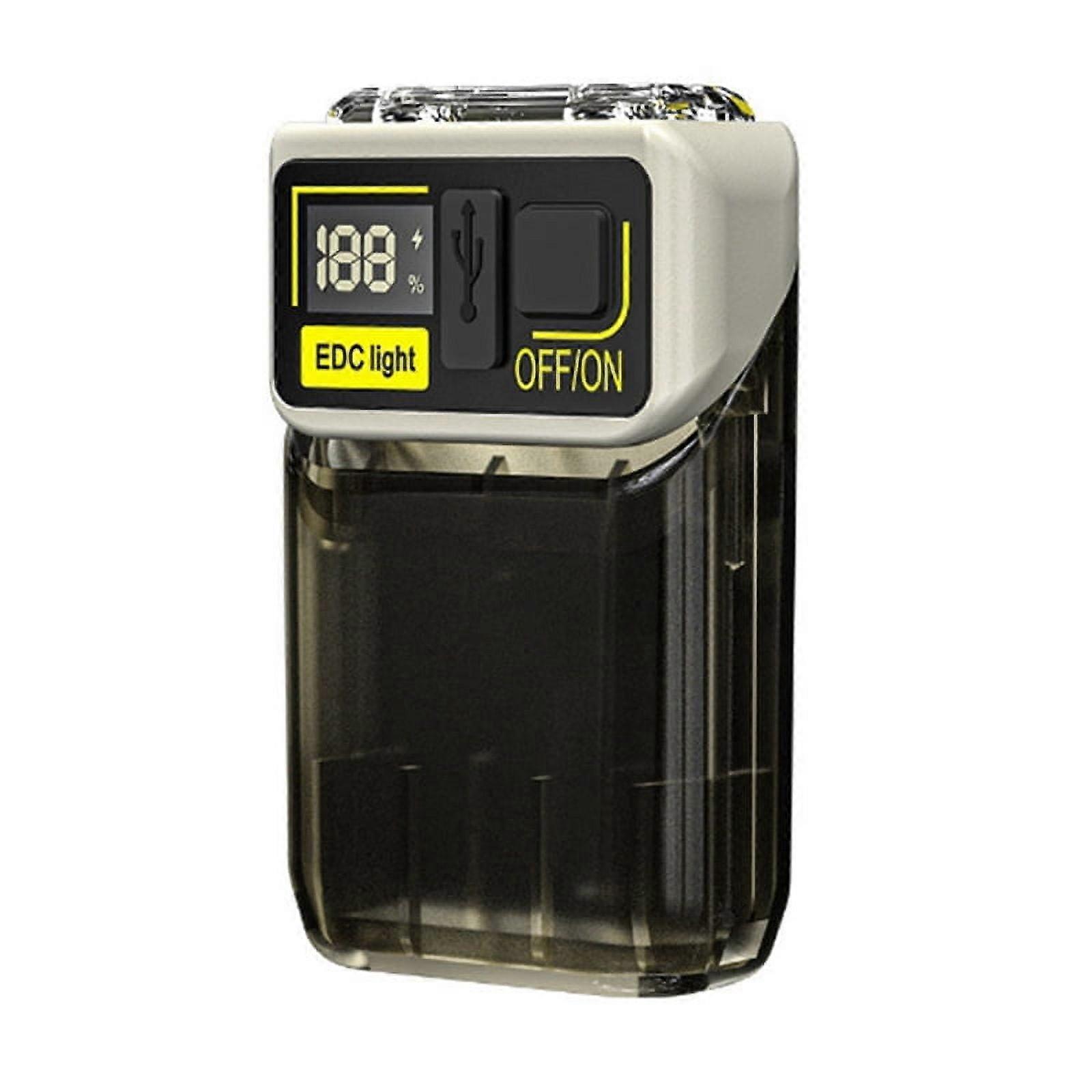 Rotatable Mini Keychain Light with Magnetic Base, Portable Emergency Work Light for Home and Car Repairs