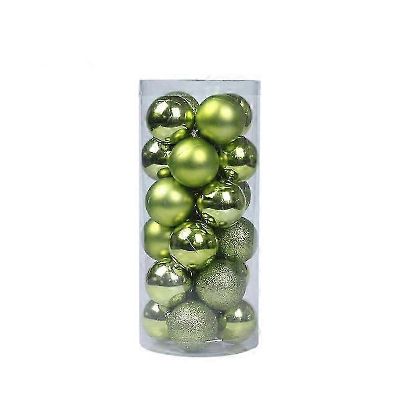 Boules de Noël pour sapin (42 pièces, 6 cm x 3 cm), multicolores - Décorations pour sapin de Noël - CN