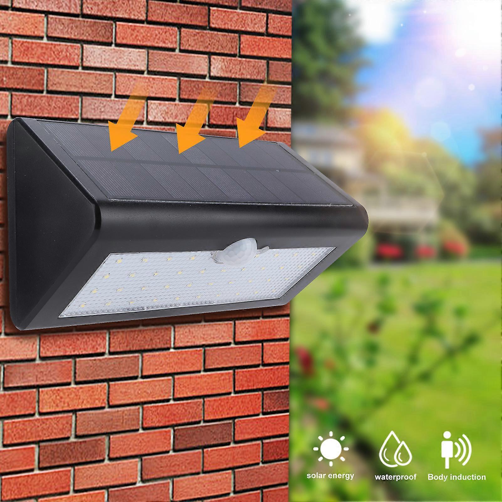 Solar Sensor Light 38 LED Human Body Induction Wireless Waterproof for Hotel Household