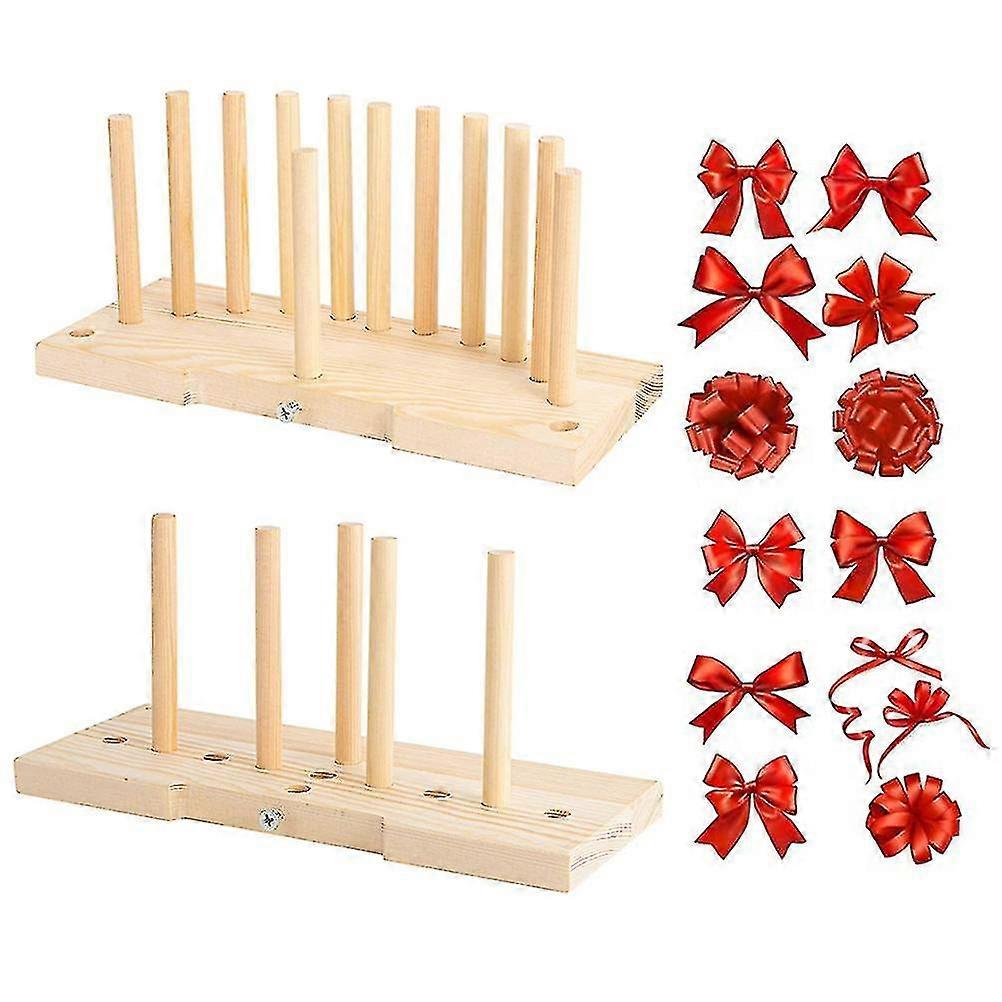 Bow Maker Wooden Wreath Bow Maker Tool Durable Portable Bow Tie Machine