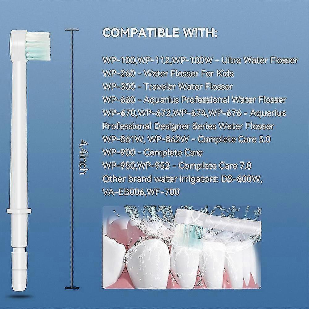 Waterpik Water Flosser용 교체 팁 Waterpik용 클래식 제트 팁 교체 부품 및 기타 구강 관개 장치 세트 Tw